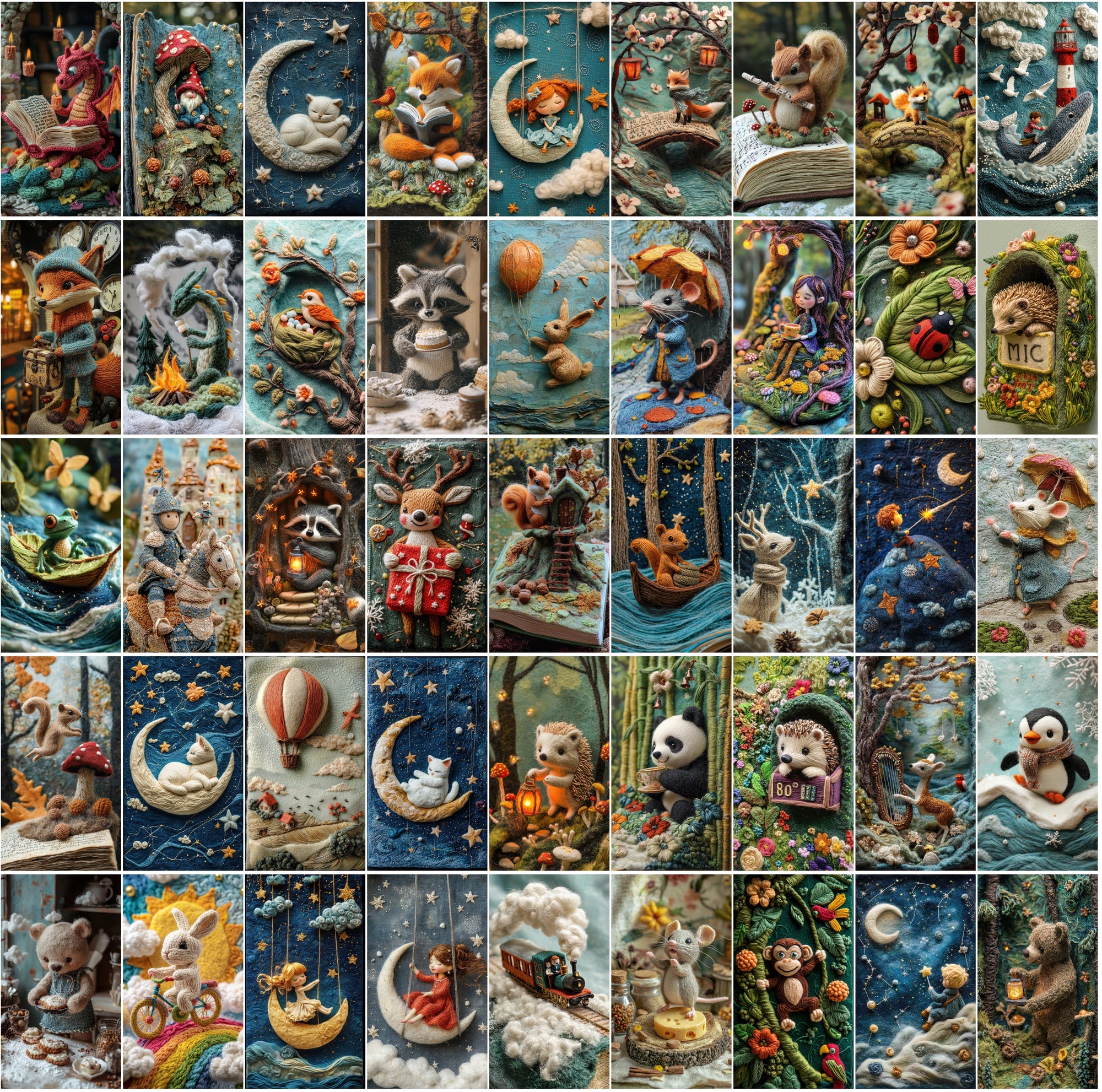 530 Wool Knitting Digital Images - High-Resolution Artistic Textures for Craft & Design