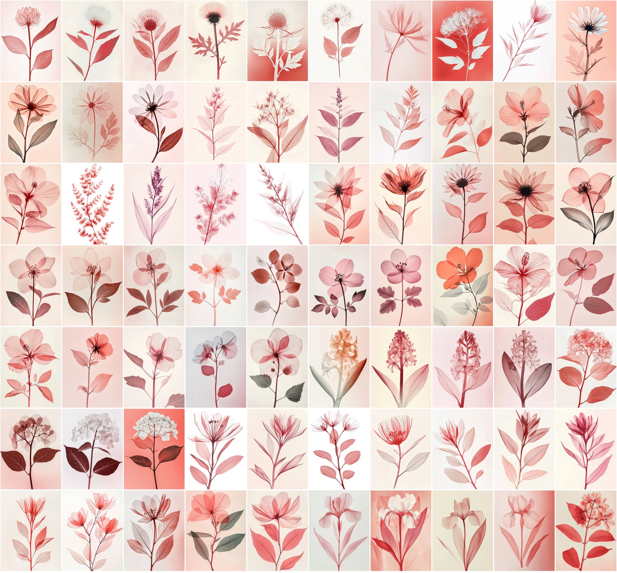 790 Translucent Flower with Minimalistic Design