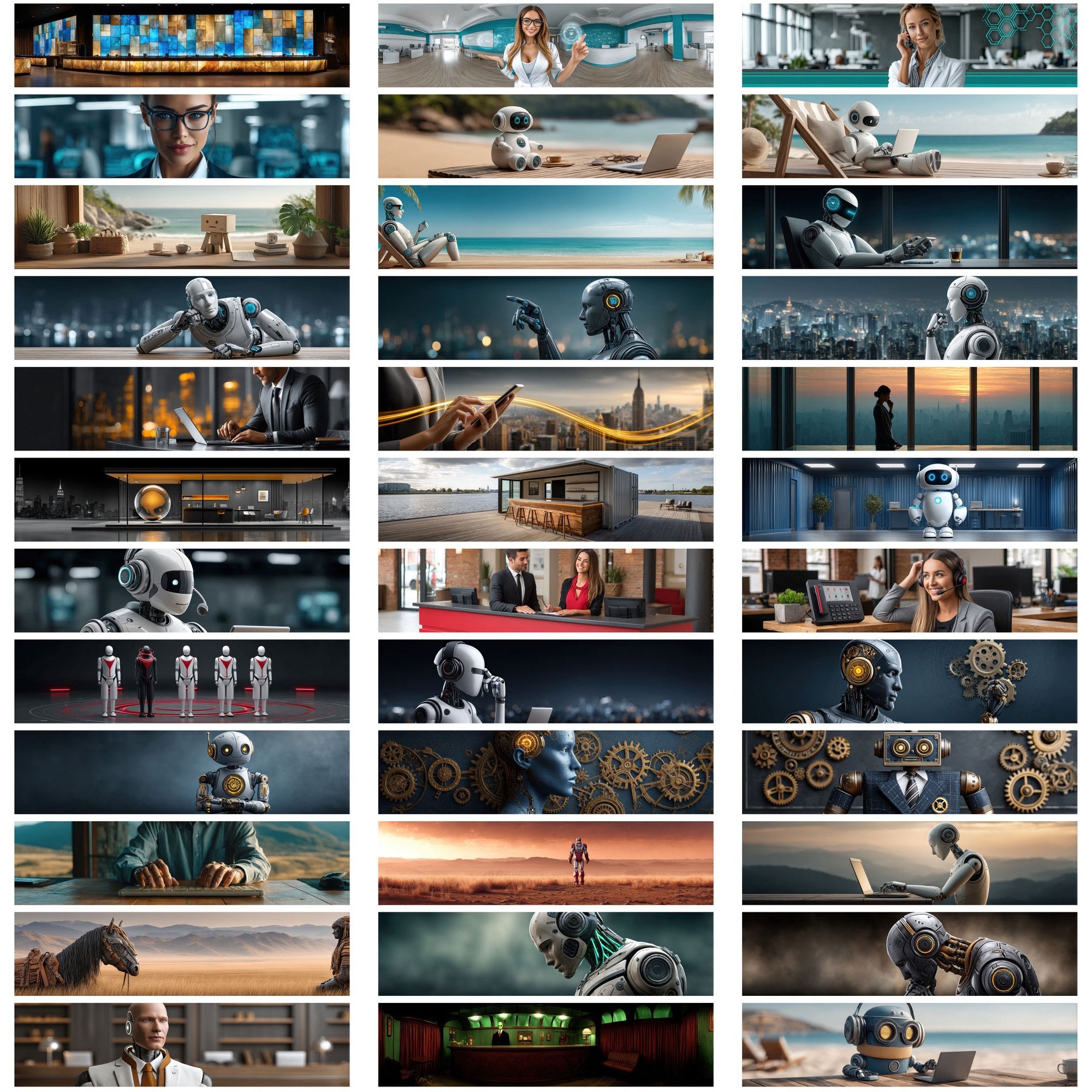589 AI-Themed Website Hero Images – Ultra-Wide JPGs with Commercial License