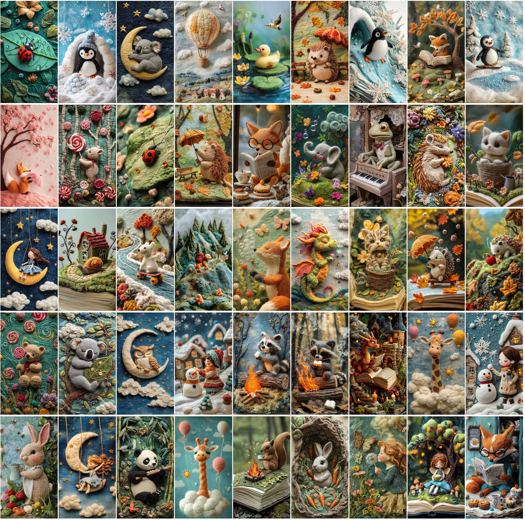 530 Wool Knitting Digital Images - High-Resolution Artistic Textures for Craft & Design