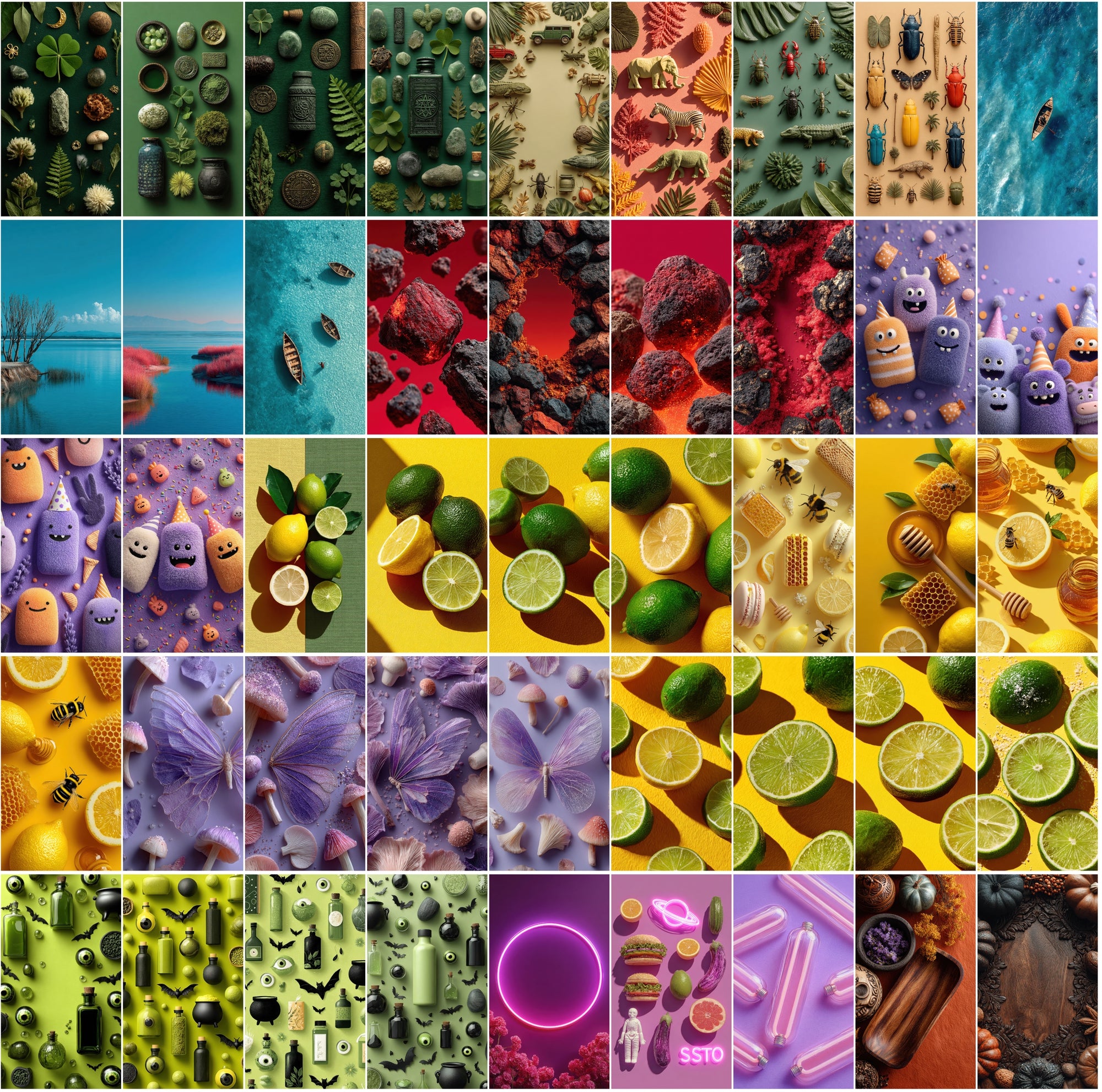 600 Flat Lay Backgrounds • 9:16 Vertical • JPG • Commercial Use