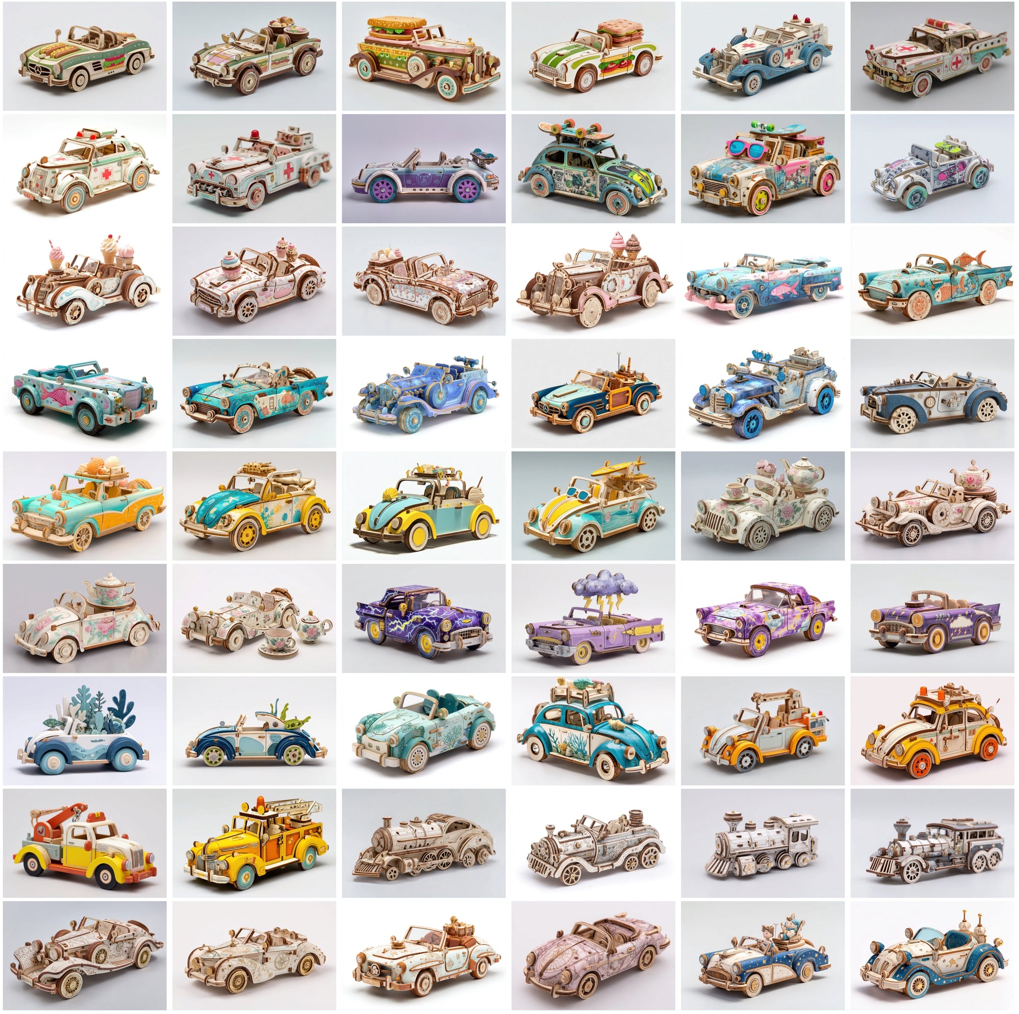 600 Magical Puzzle Car Images – Fairytale-Inspired