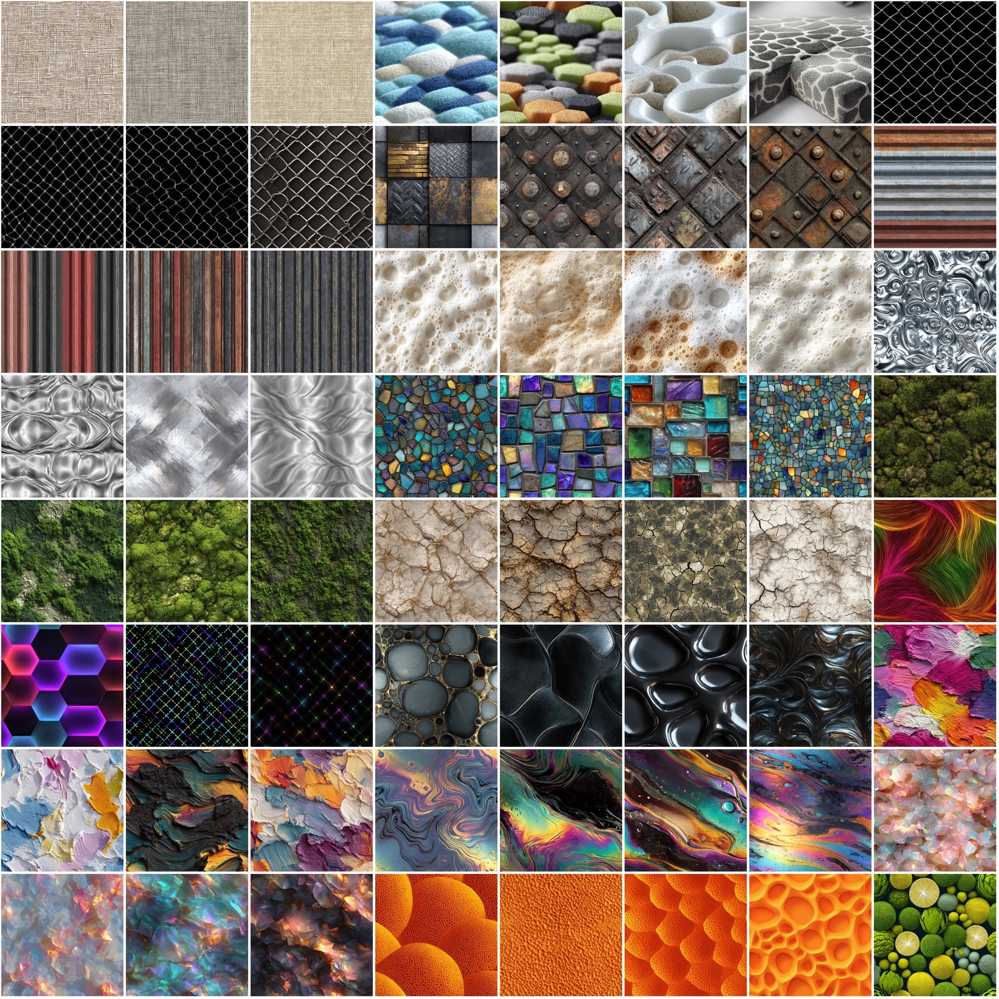 700 Seamless Texture Patterns | JPG & Photoshop .PAT
