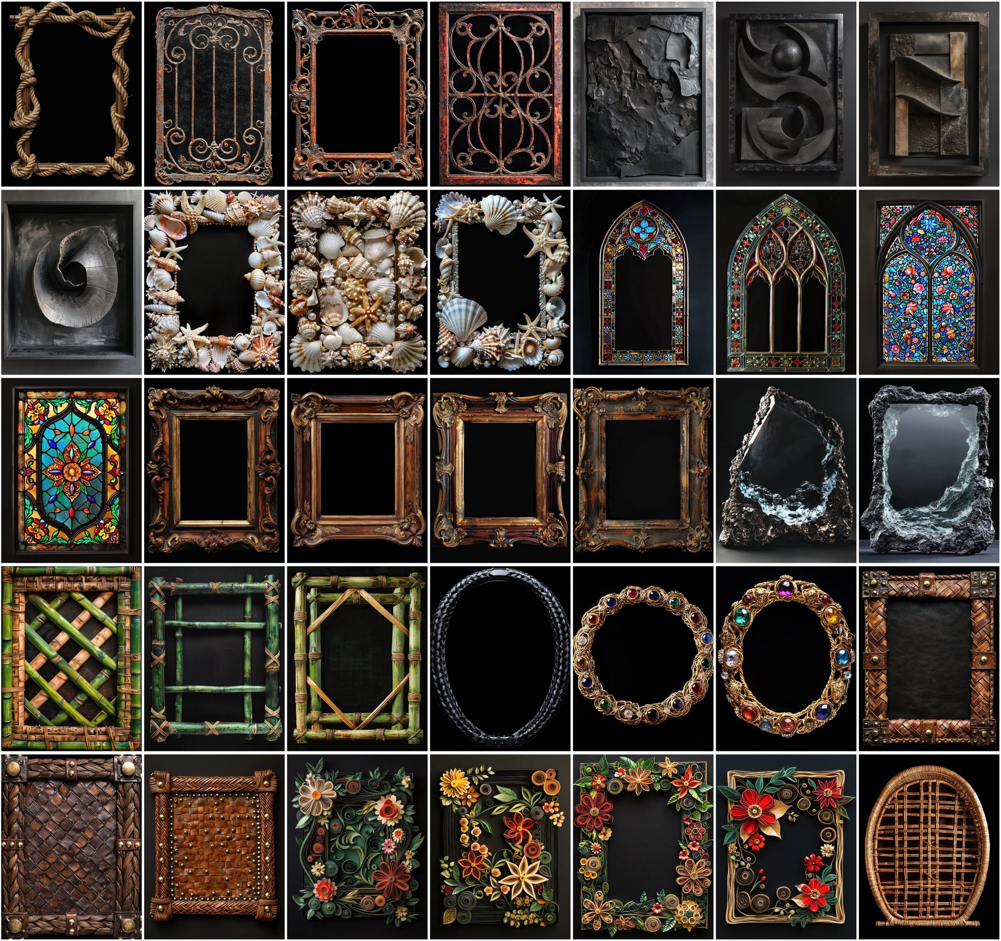 300 Premium Photo Frames Bundle