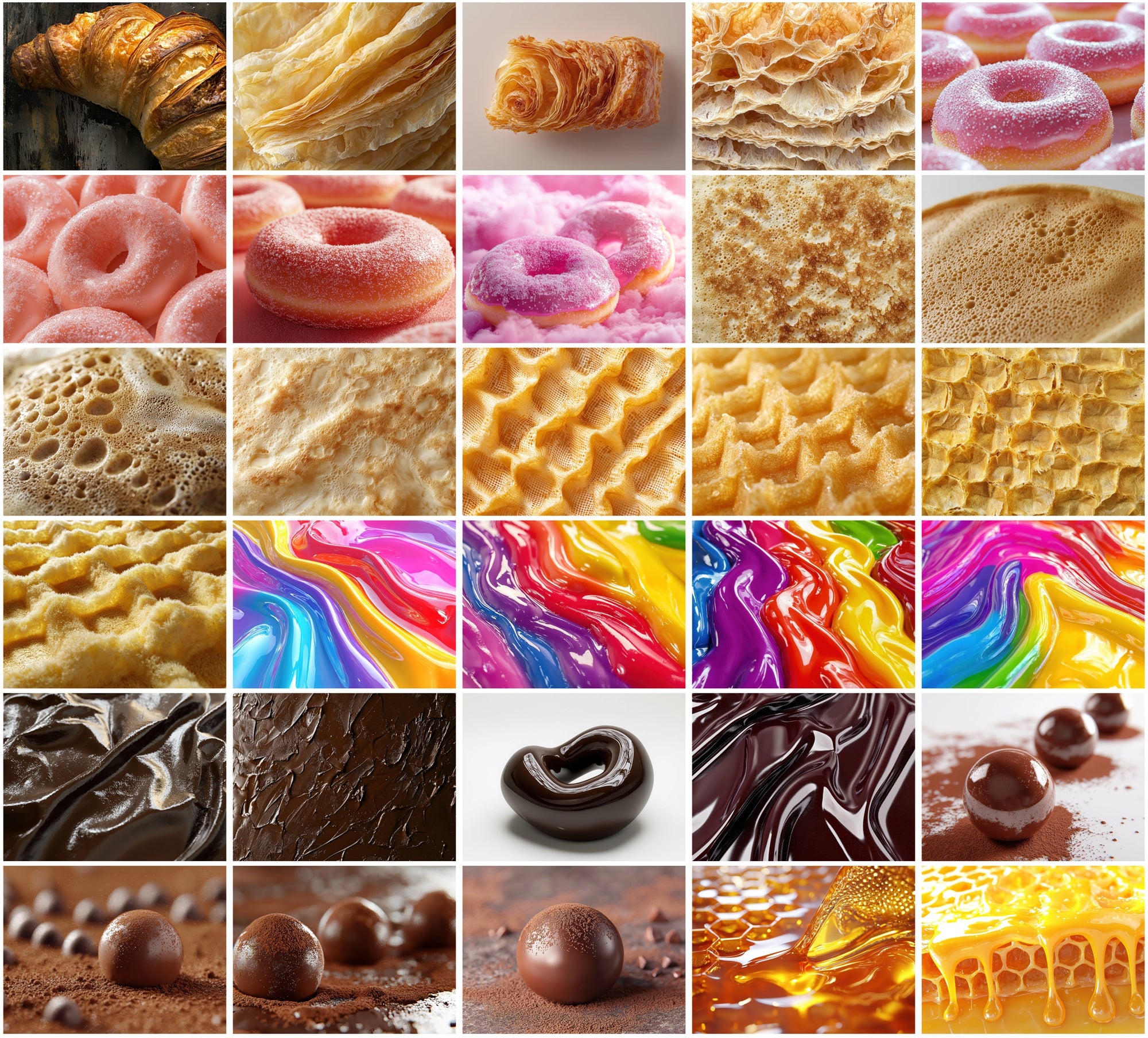 500 Food and Organic Material Textures