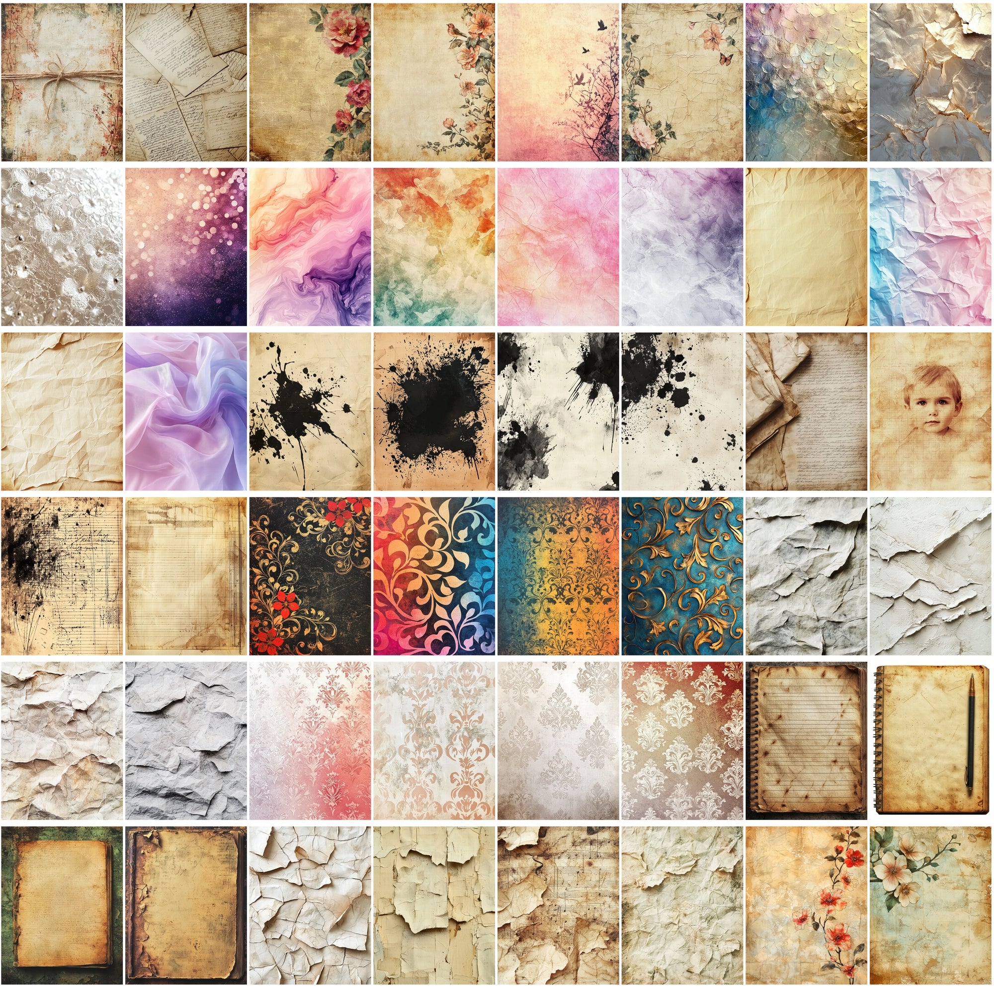 490 Unique Scrapbooking Backgrounds