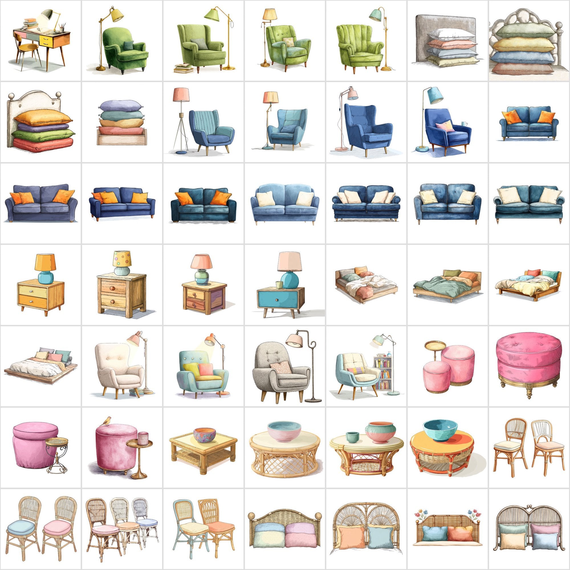 590 Minimalist Interior Design JPGs – Neutral Toned Furniture & Decor