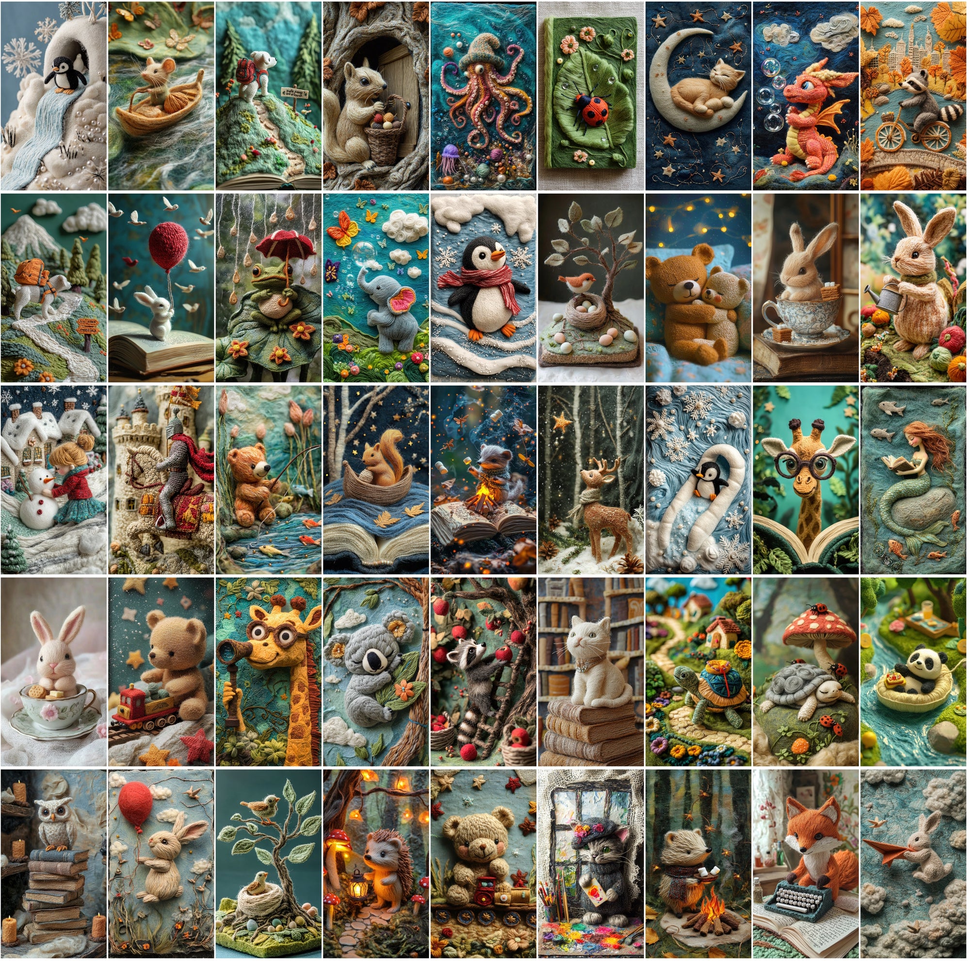 530 Wool Knitting Digital Images - High-Resolution Artistic Textures for Craft & Design