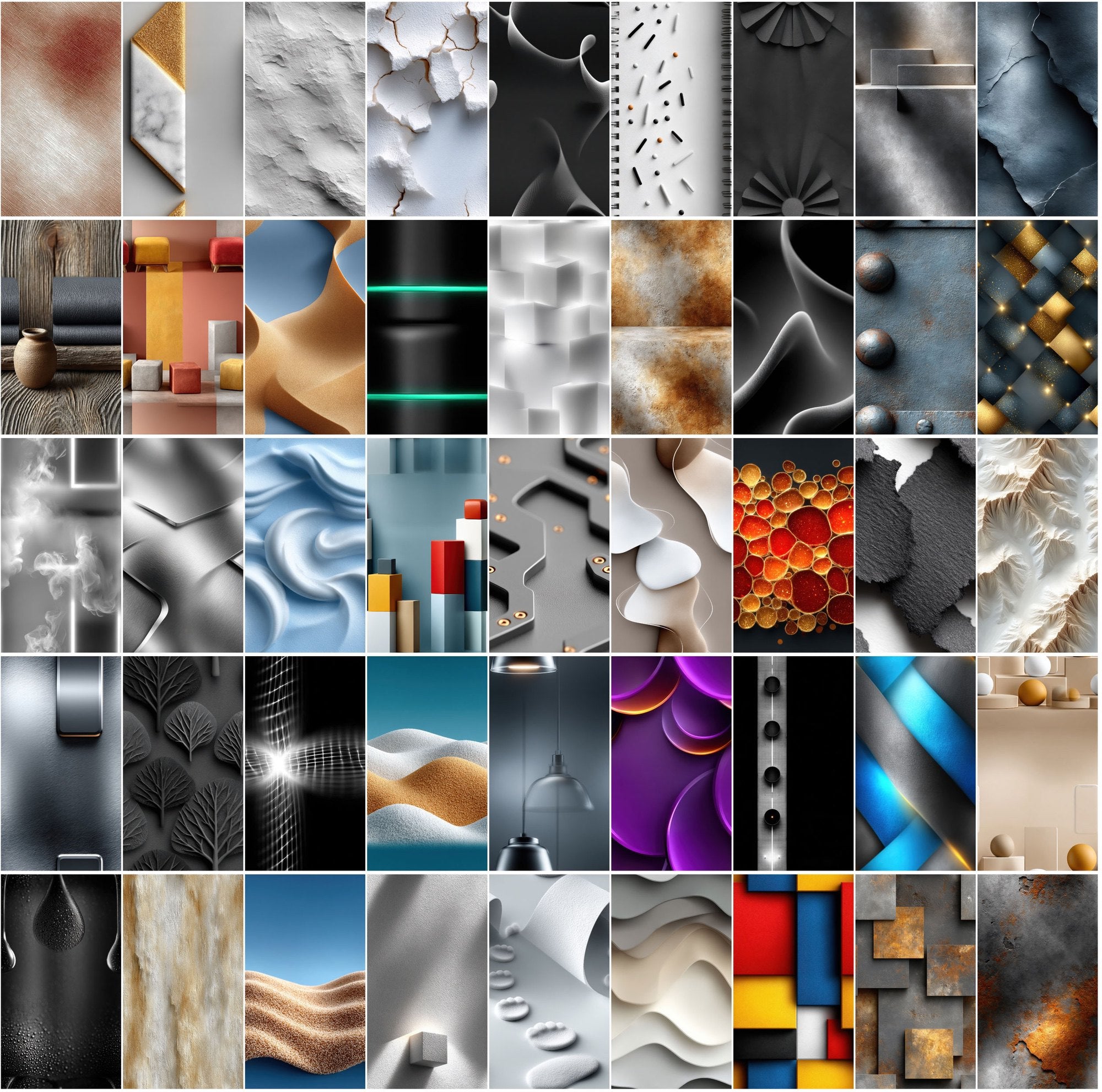 550 Minimalist Backgrounds – High-Res JPGs for Modern Design Projects