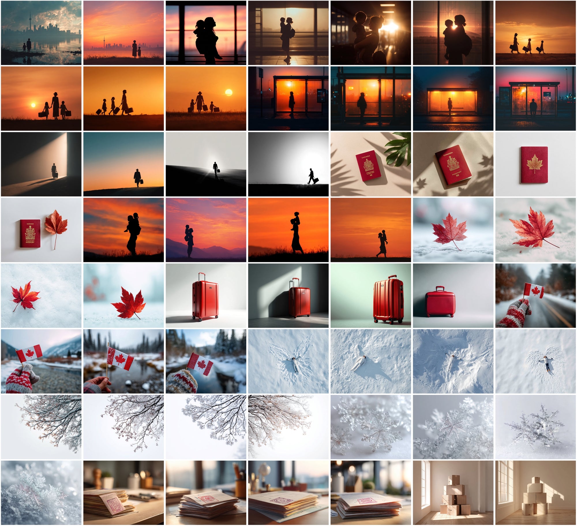 840 Canada Travel & Immigration Photos | Maple Leaf, Flag, Passport, Landmarks