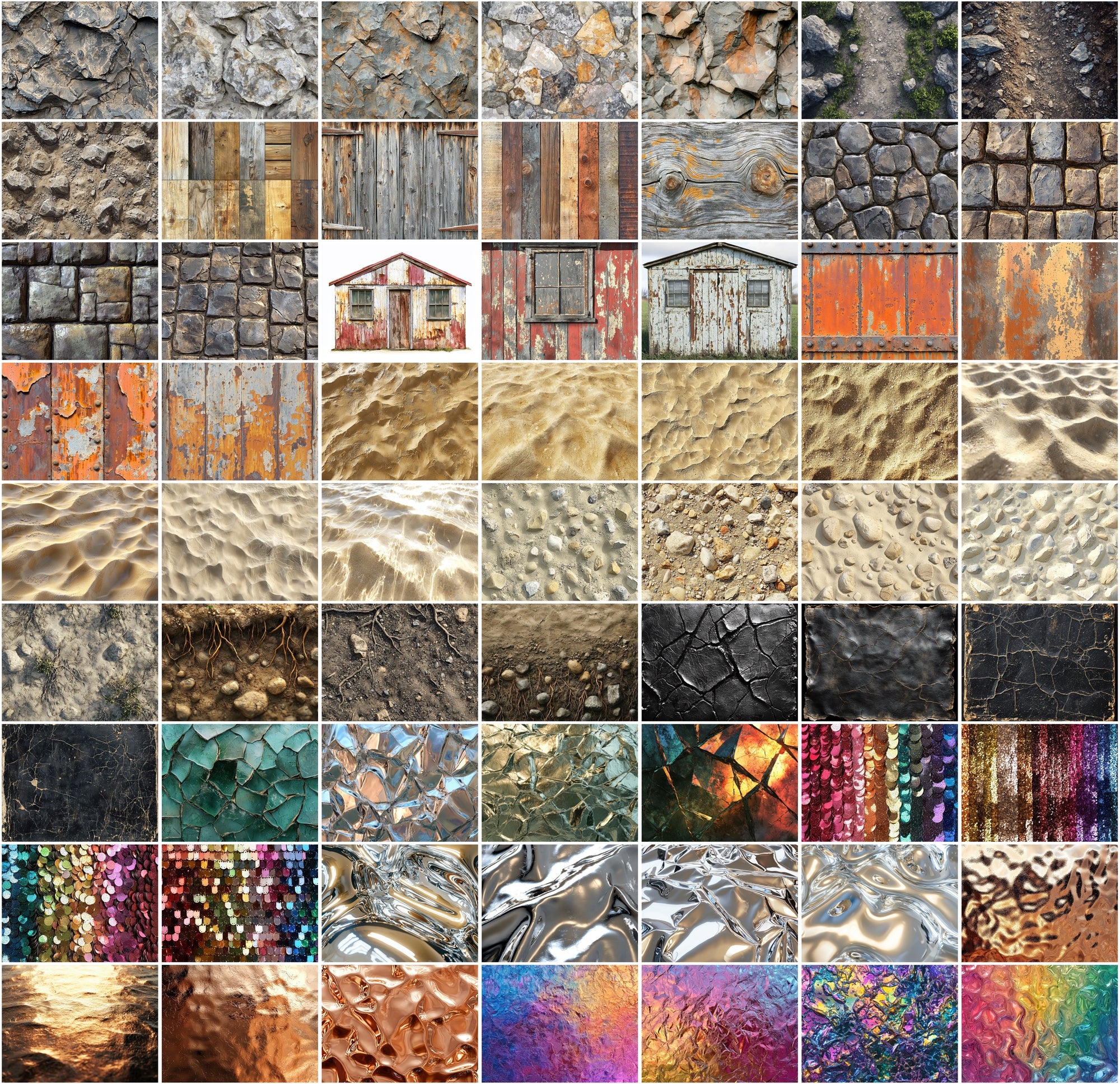 830 High-Resolution Textures Bundle