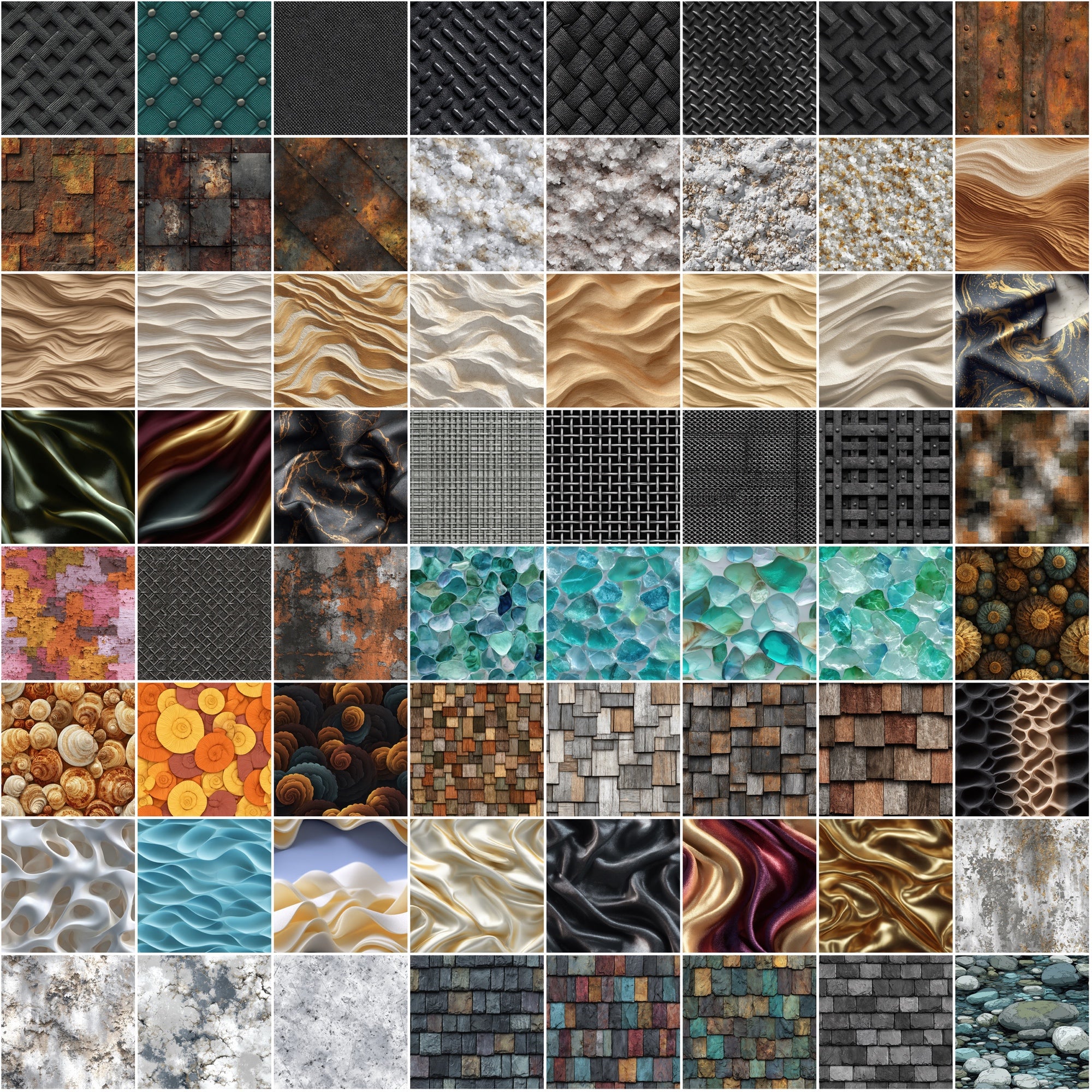 700 Seamless Texture Patterns | JPG & Photoshop .PAT