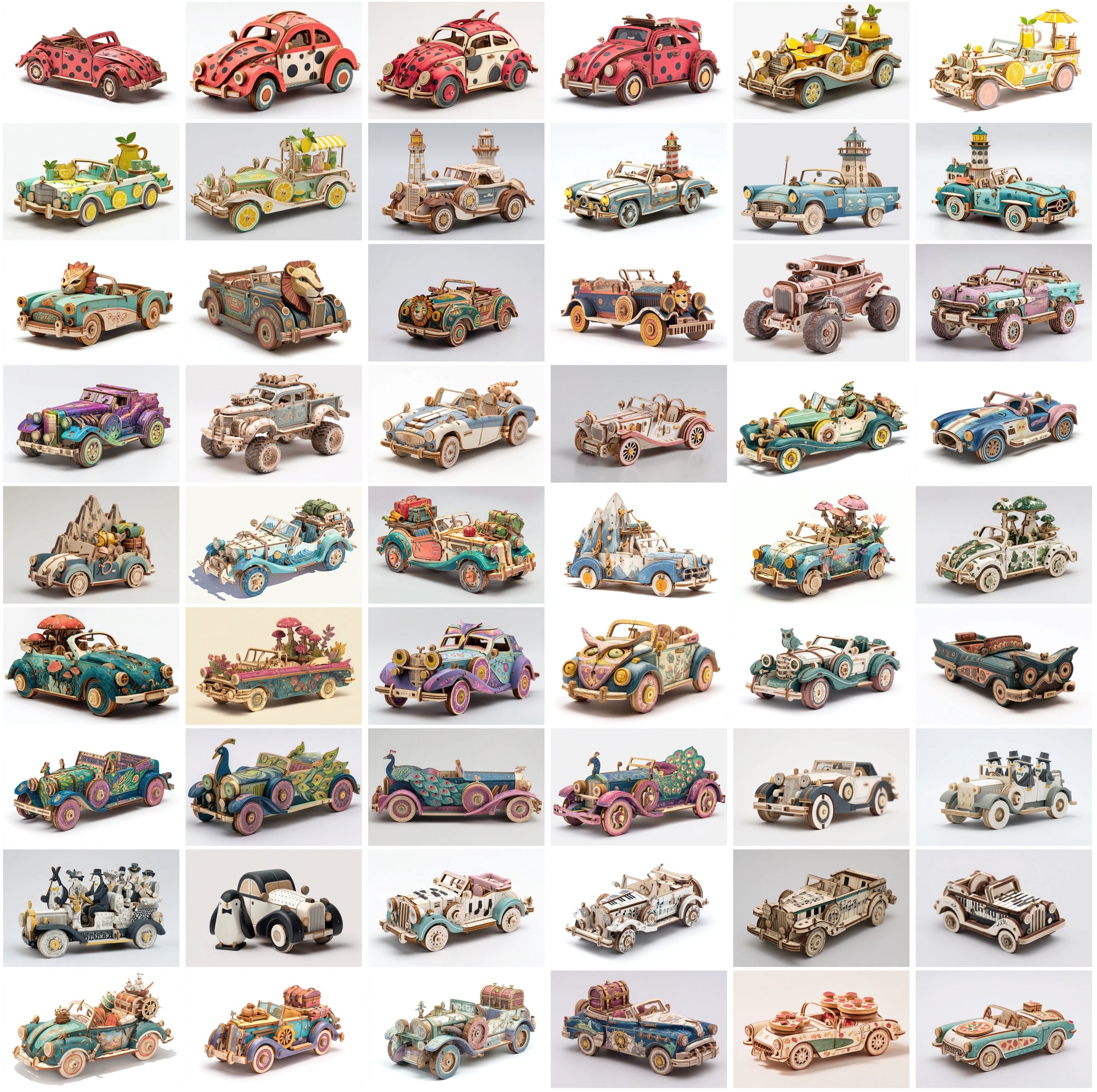 600 Magical Puzzle Car Images – Fairytale-Inspired