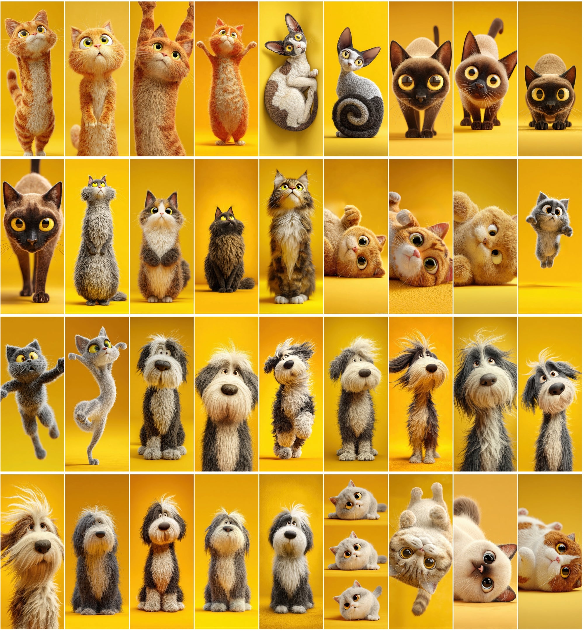 578 Funny Animal Images | Cartoon Cats & Dogs Clipart
