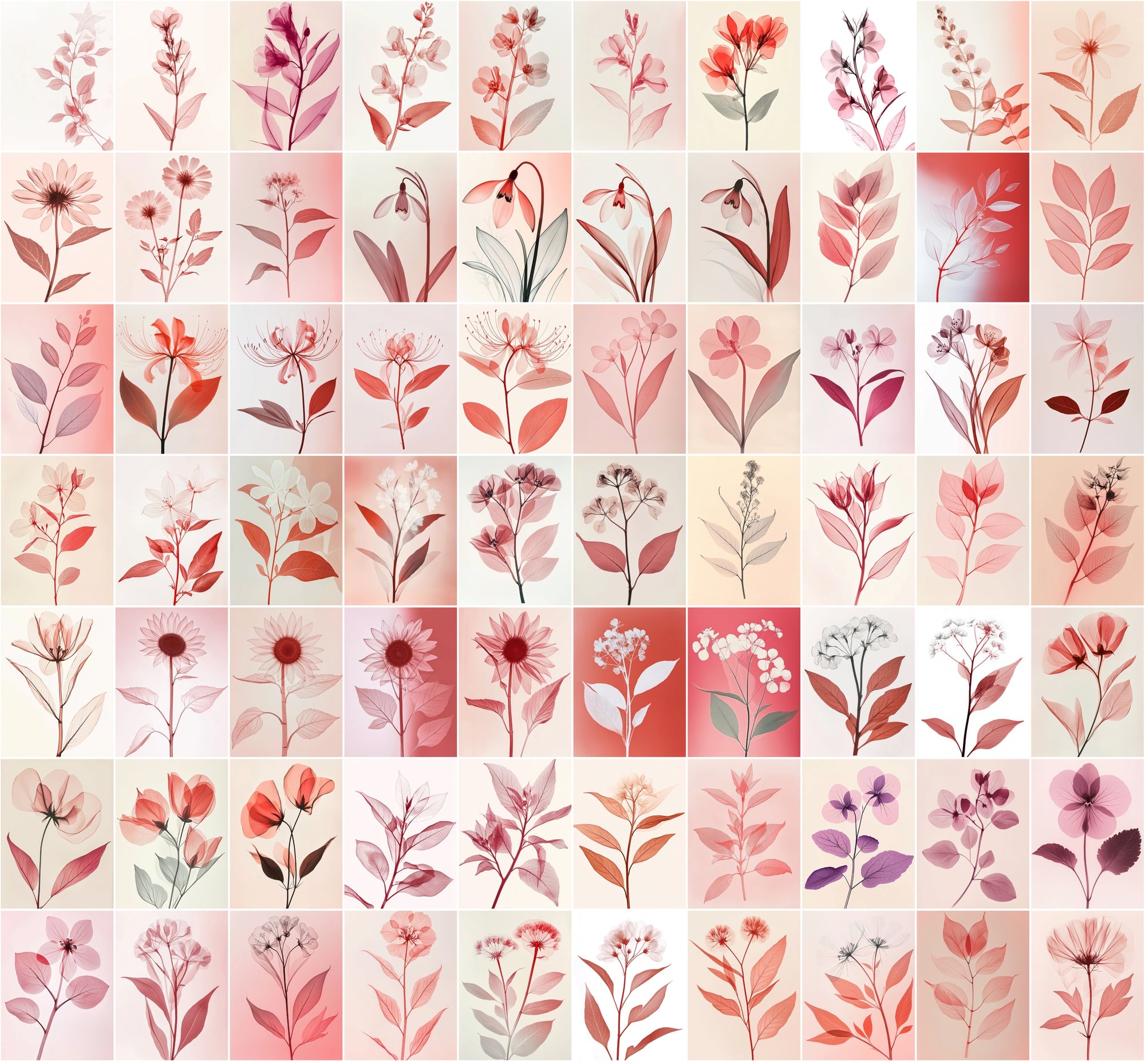 790 Translucent Flower with Minimalistic Design