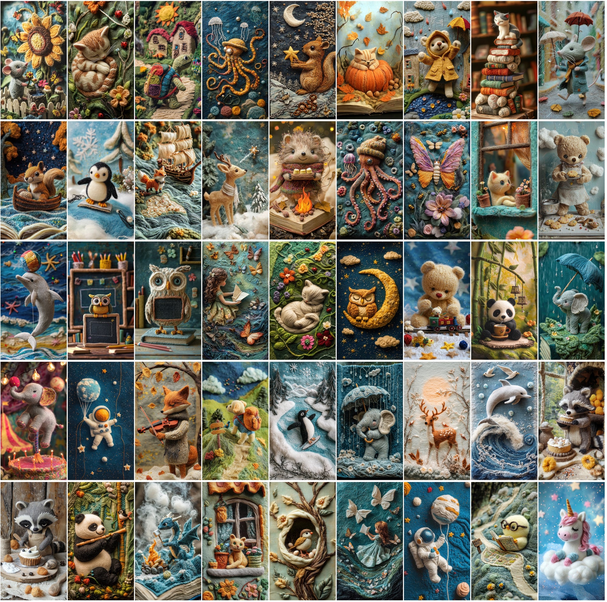 530 Wool Knitting Digital Images - High-Resolution Artistic Textures for Craft & Design
