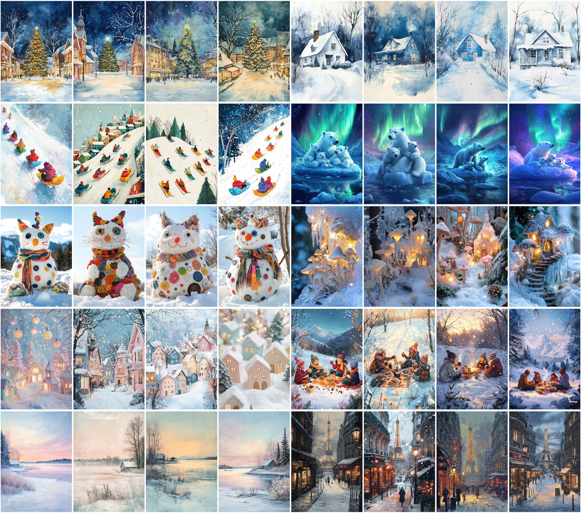 430 Winter Postcard & Scene Images