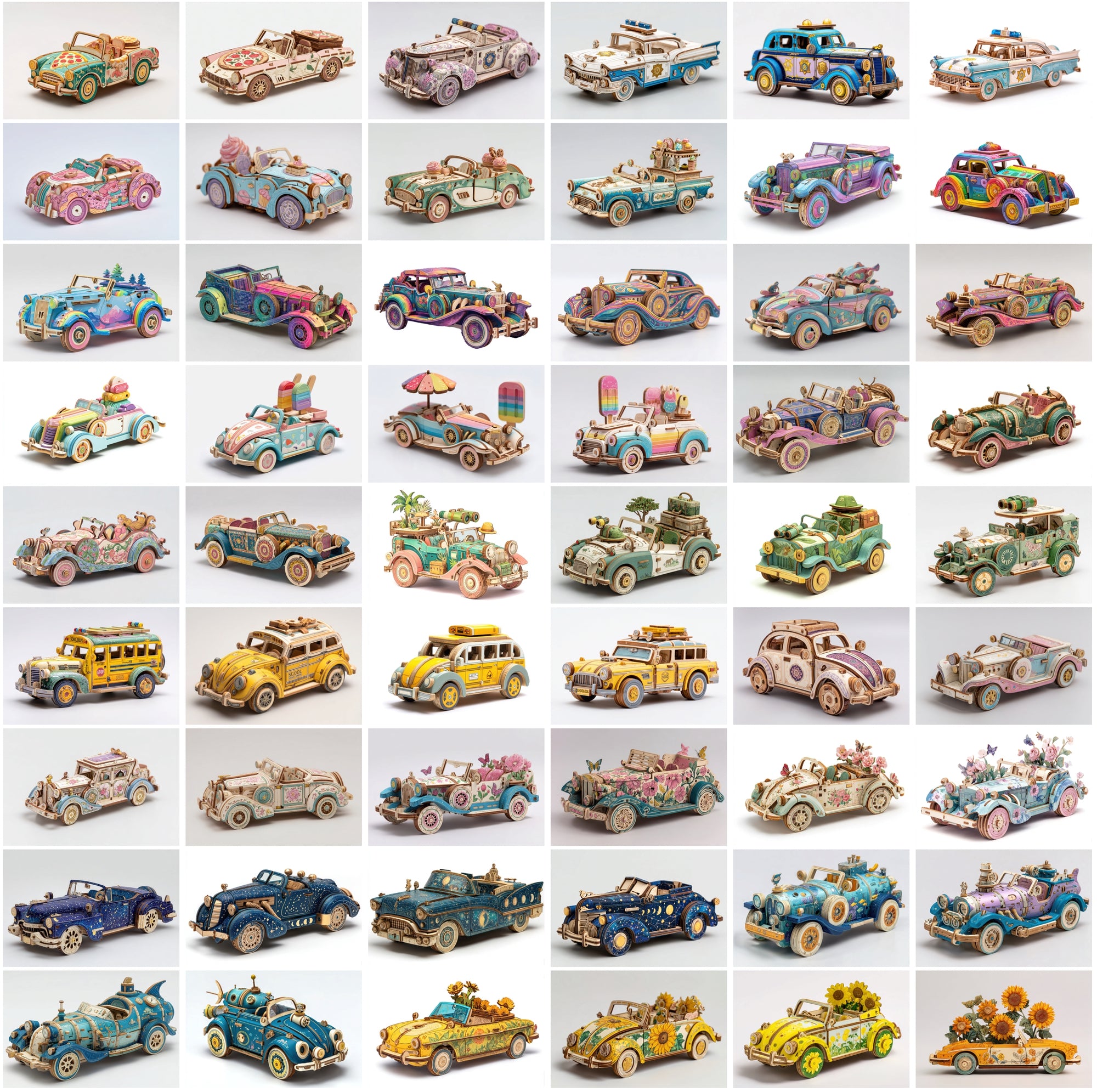 600 Magical Puzzle Car Images – Fairytale-Inspired