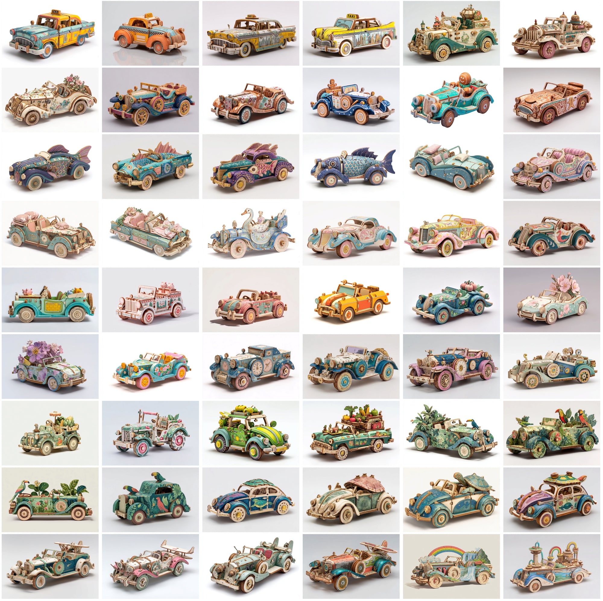 600 Magical Puzzle Car Images – Fairytale-Inspired