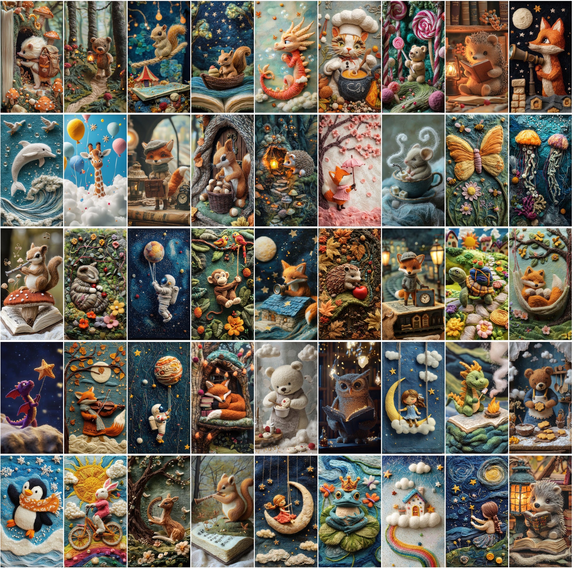 530 Wool Knitting Digital Images - High-Resolution Artistic Textures for Craft & Design