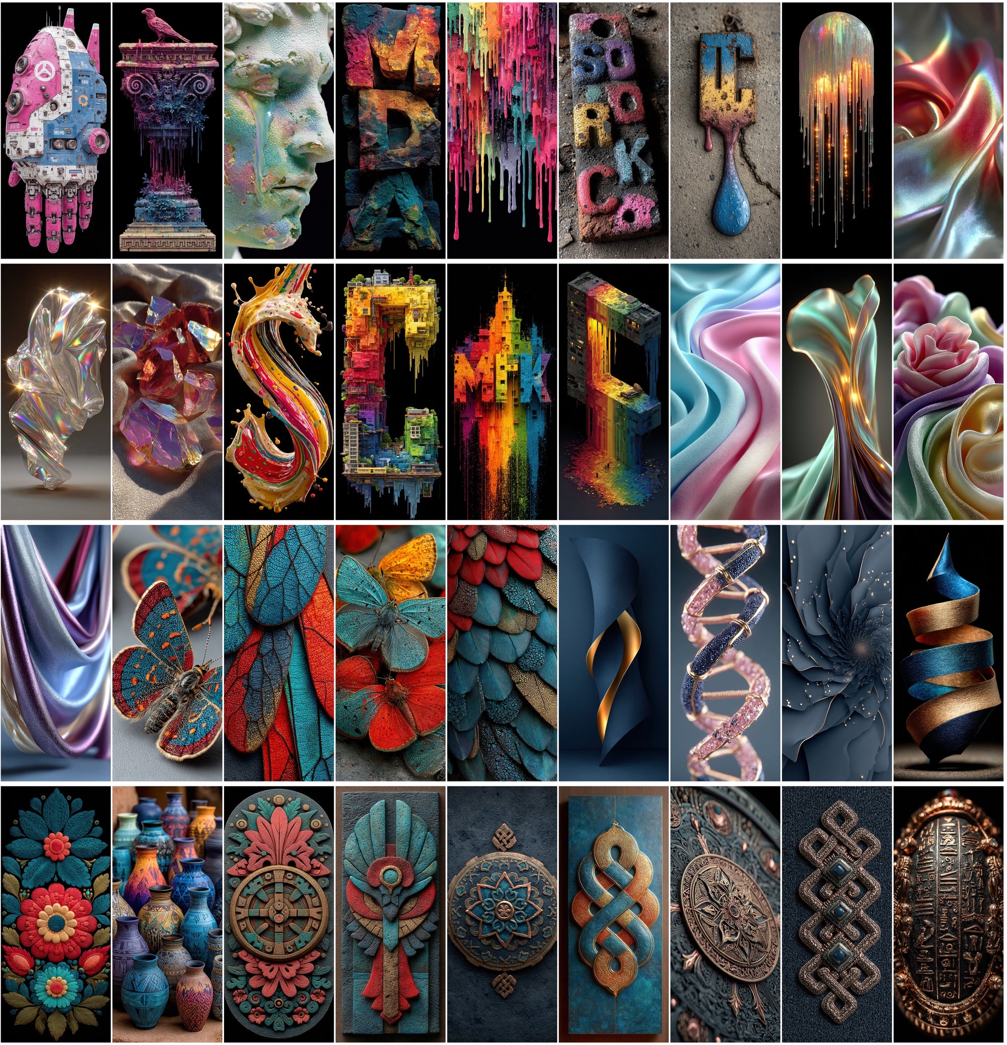 600 Abstract Backgrounds – High-Resolution JPGs for Digital Art, Design, and Screensavers