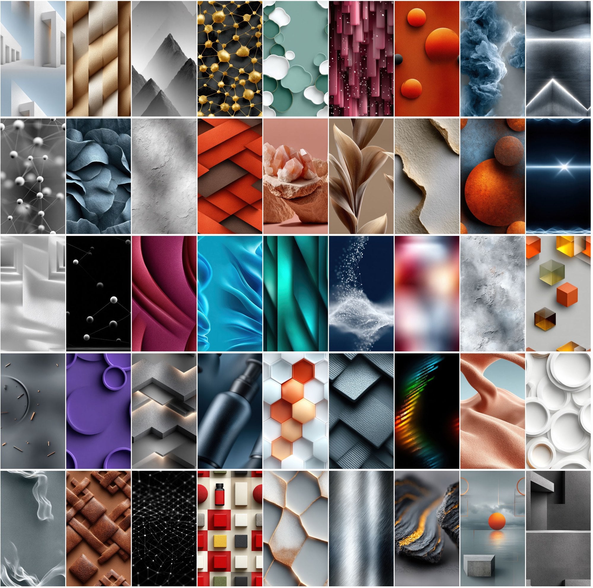 550 Minimalist Backgrounds – High-Res JPGs for Modern Design Projects