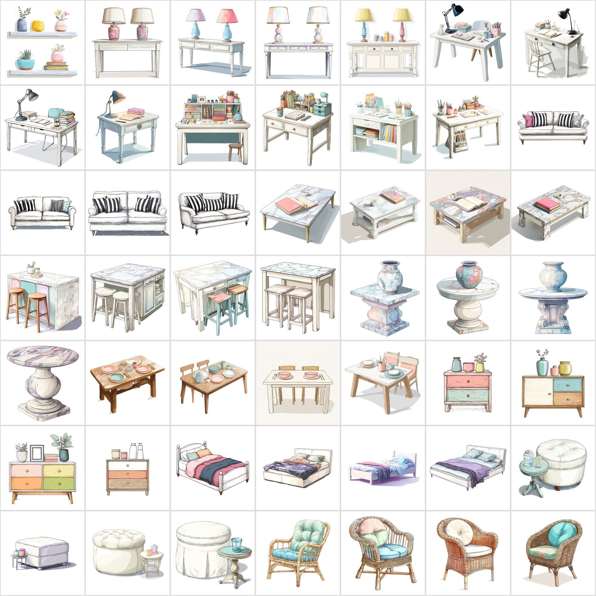 590 Minimalist Interior Design JPGs – Neutral Toned Furniture & Decor