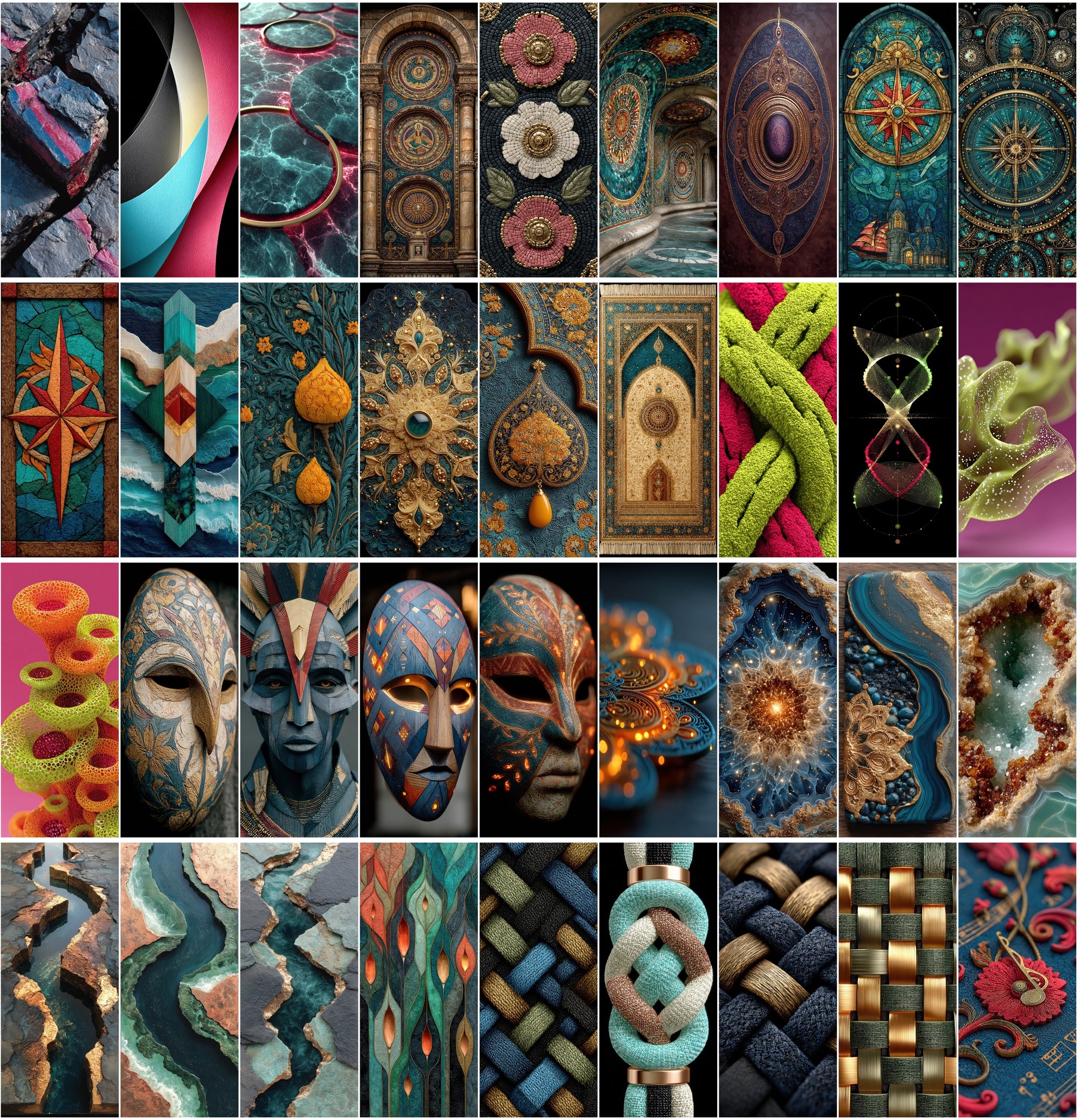600 Abstract Backgrounds – High-Resolution JPGs for Digital Art, Design, and Screensavers