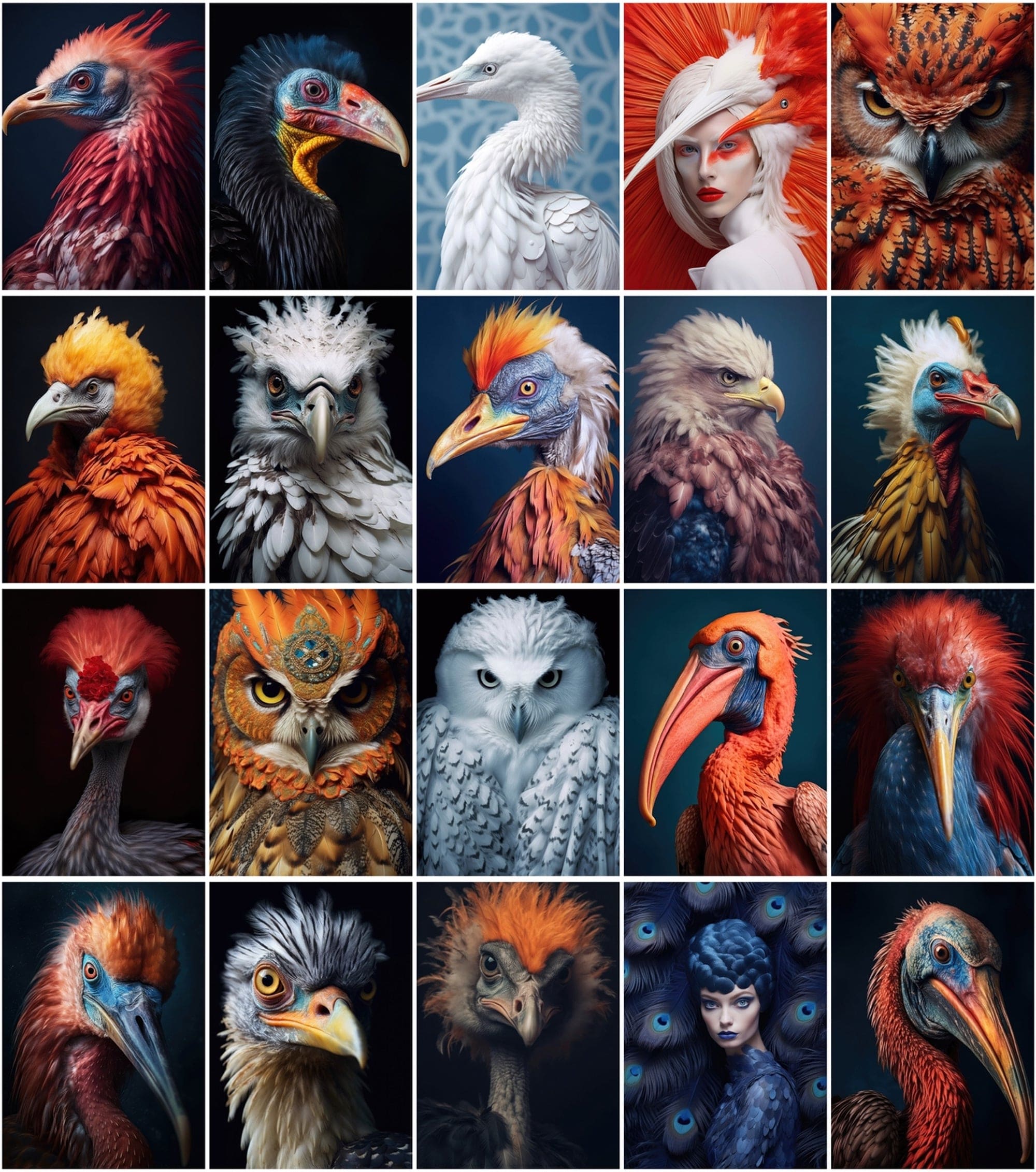 Avian Fashion Photography PNG Images Collection Digital Download Sumobundle