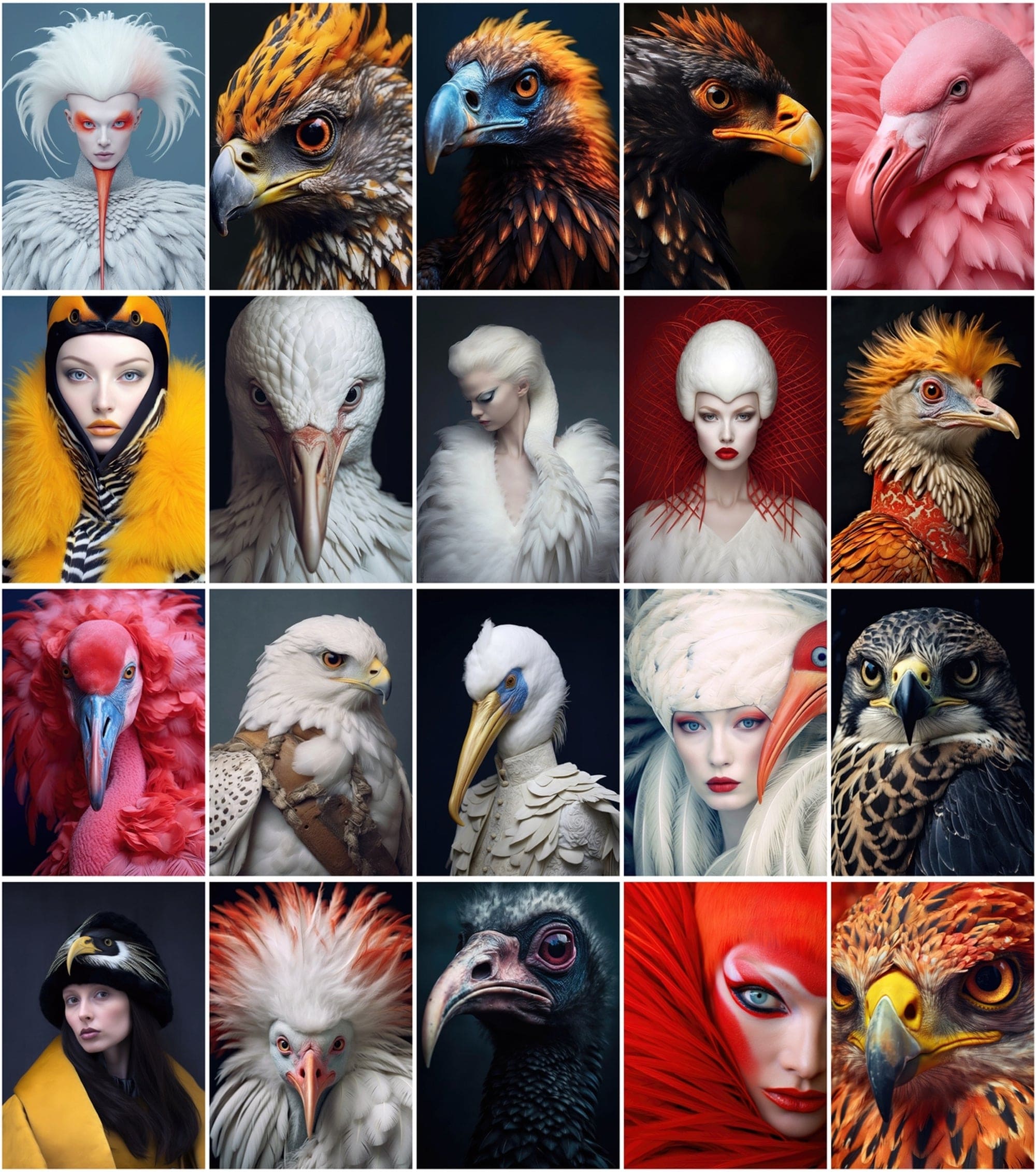 Avian Fashion Photography PNG Images Collection Digital Download Sumobundle