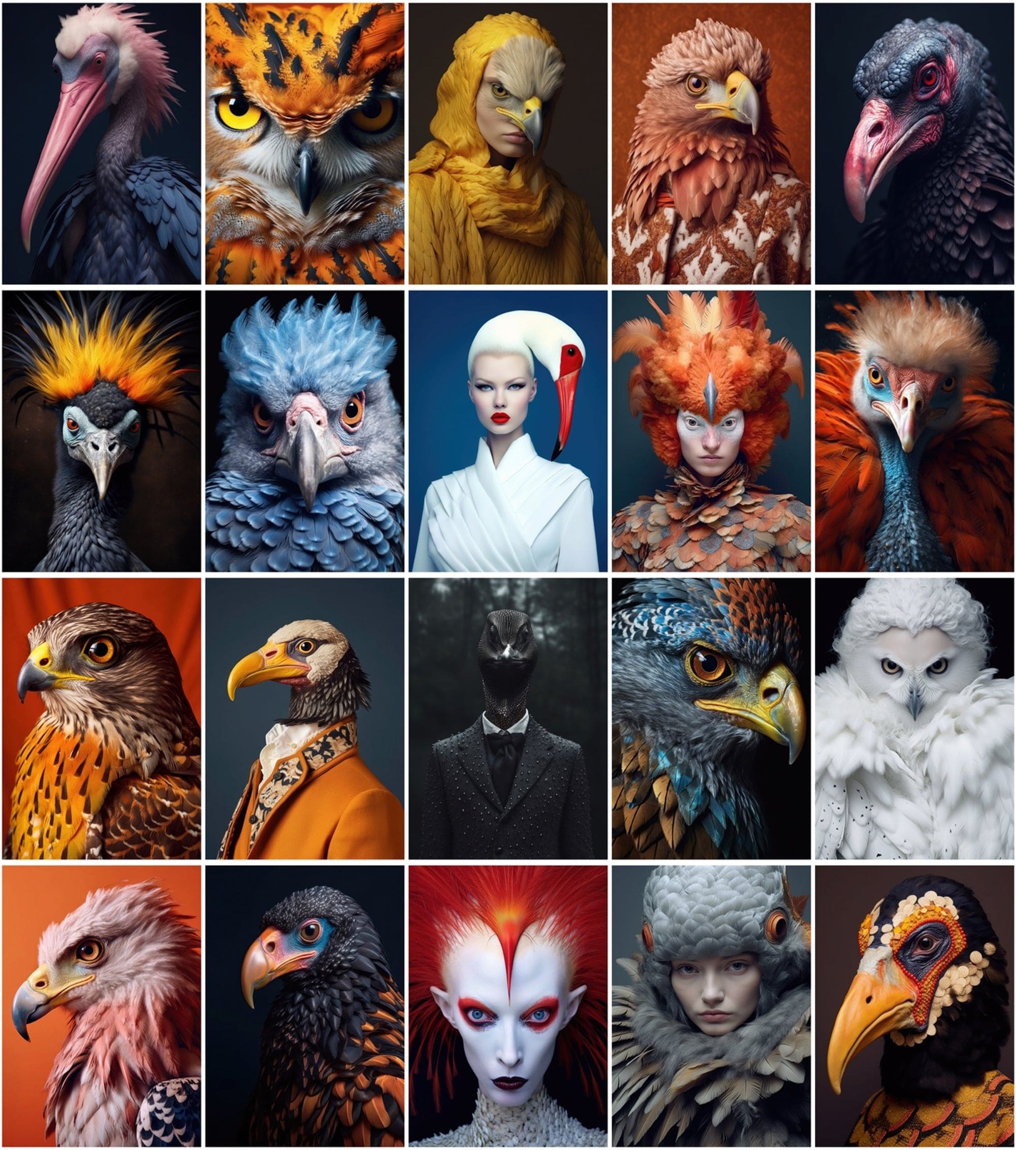 Avian Fashion Photography PNG Images Collection Digital Download Sumobundle