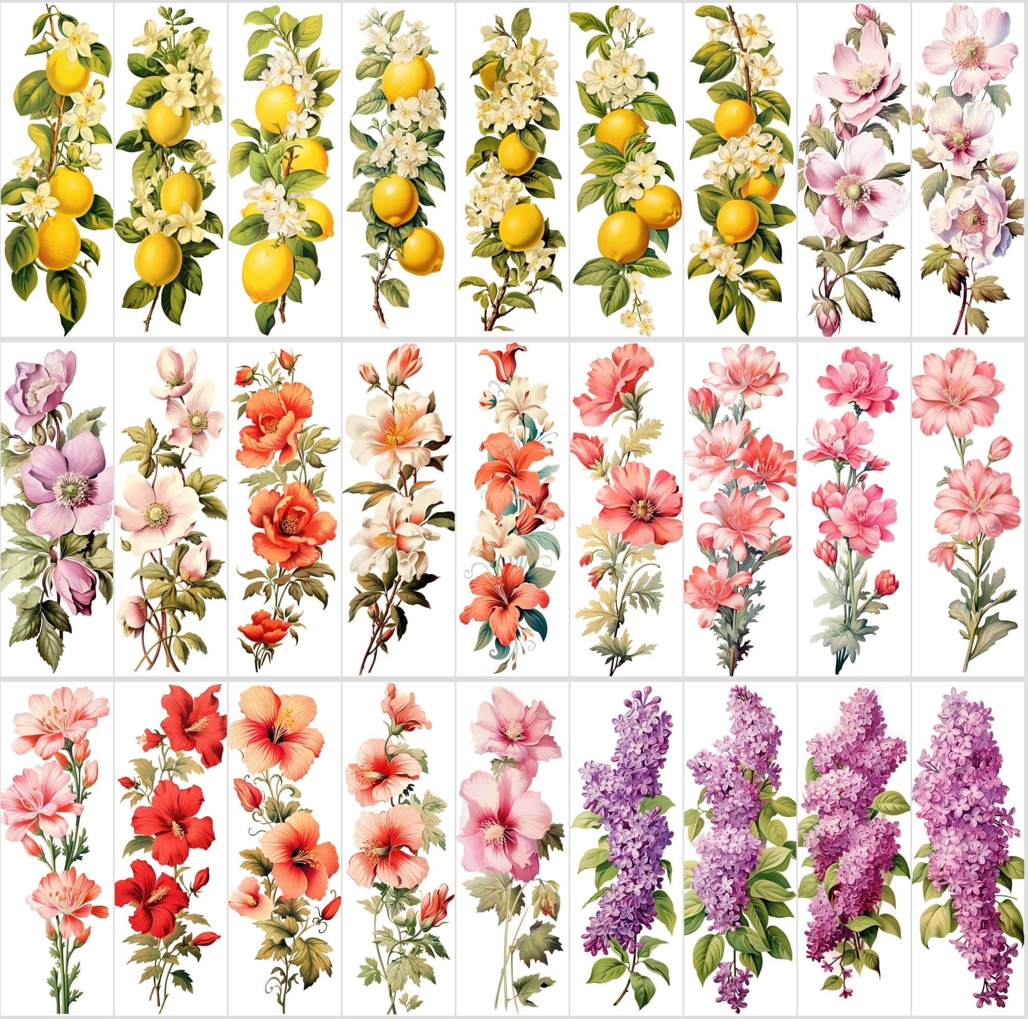 Captivating Vertical Flower Images Collection – High-Quality, Unique & Rare Digital Download Sumobundle