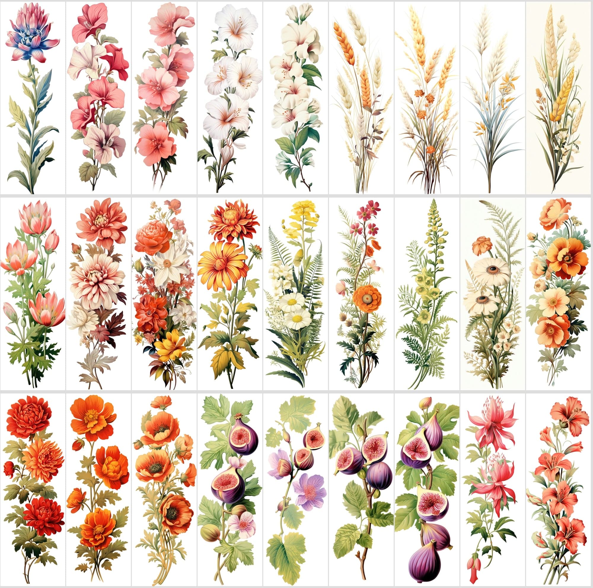 Captivating Vertical Flower Images Collection – High-Quality, Unique & Rare Digital Download Sumobundle
