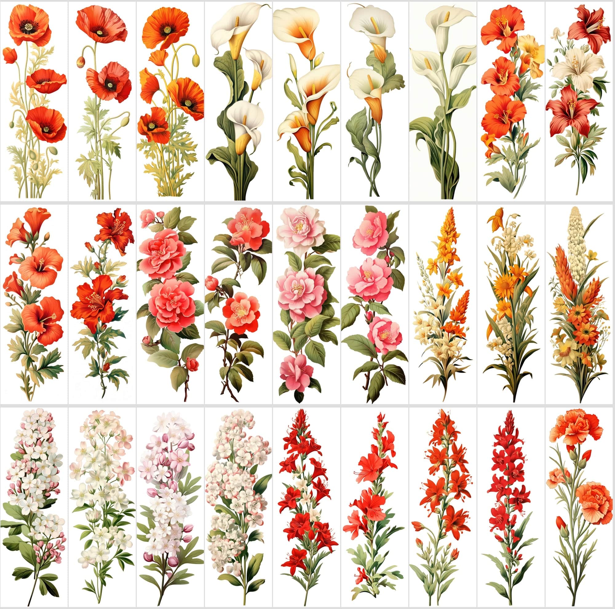 Captivating Vertical Flower Images Collection – High-Quality, Unique & Rare Digital Download Sumobundle