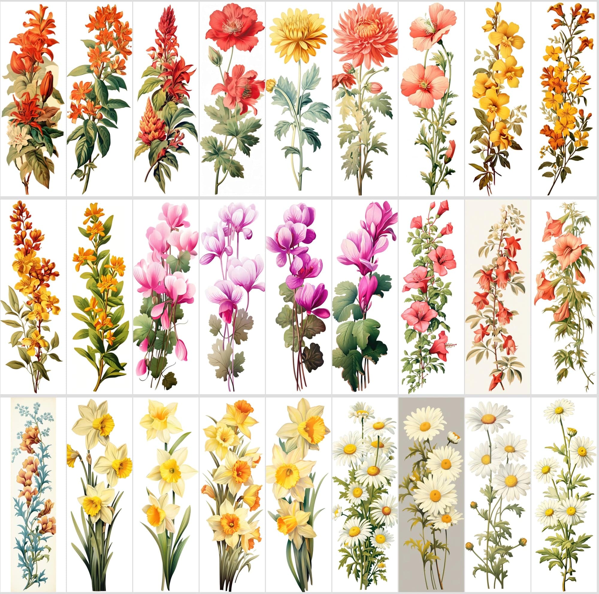 Captivating Vertical Flower Images Collection – High-Quality, Unique & Rare Digital Download Sumobundle