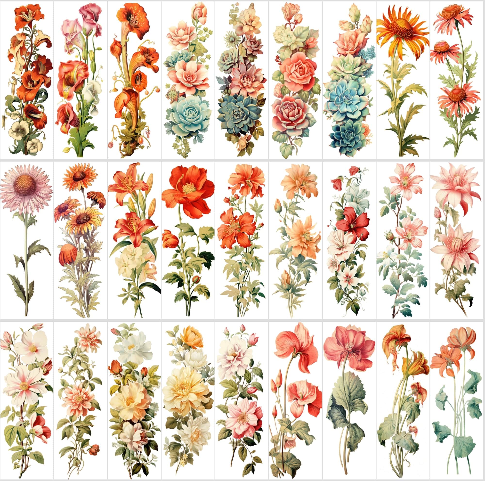 Captivating Vertical Flower Images Collection – High-Quality, Unique & Rare Digital Download Sumobundle