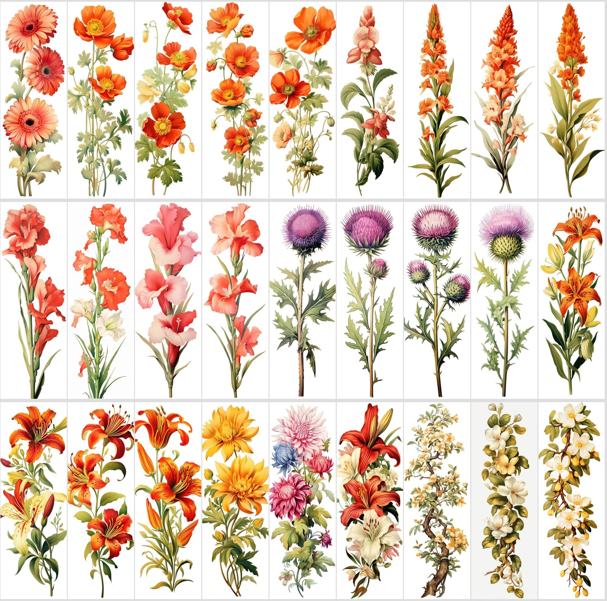 Captivating Vertical Flower Images Collection – High-Quality, Unique & Rare Digital Download Sumobundle