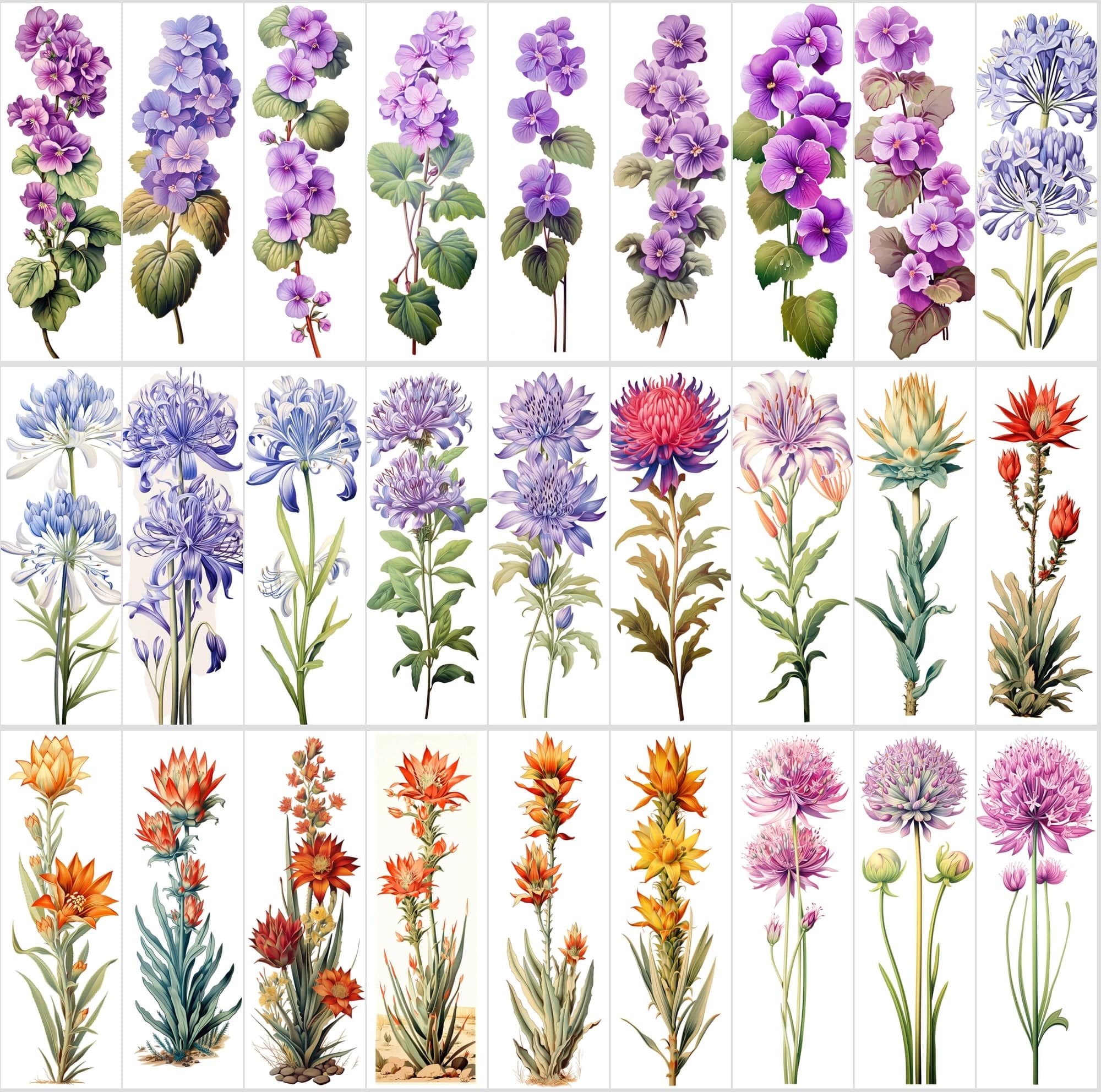 Captivating Vertical Flower Images Collection – High-Quality, Unique & Rare Digital Download Sumobundle