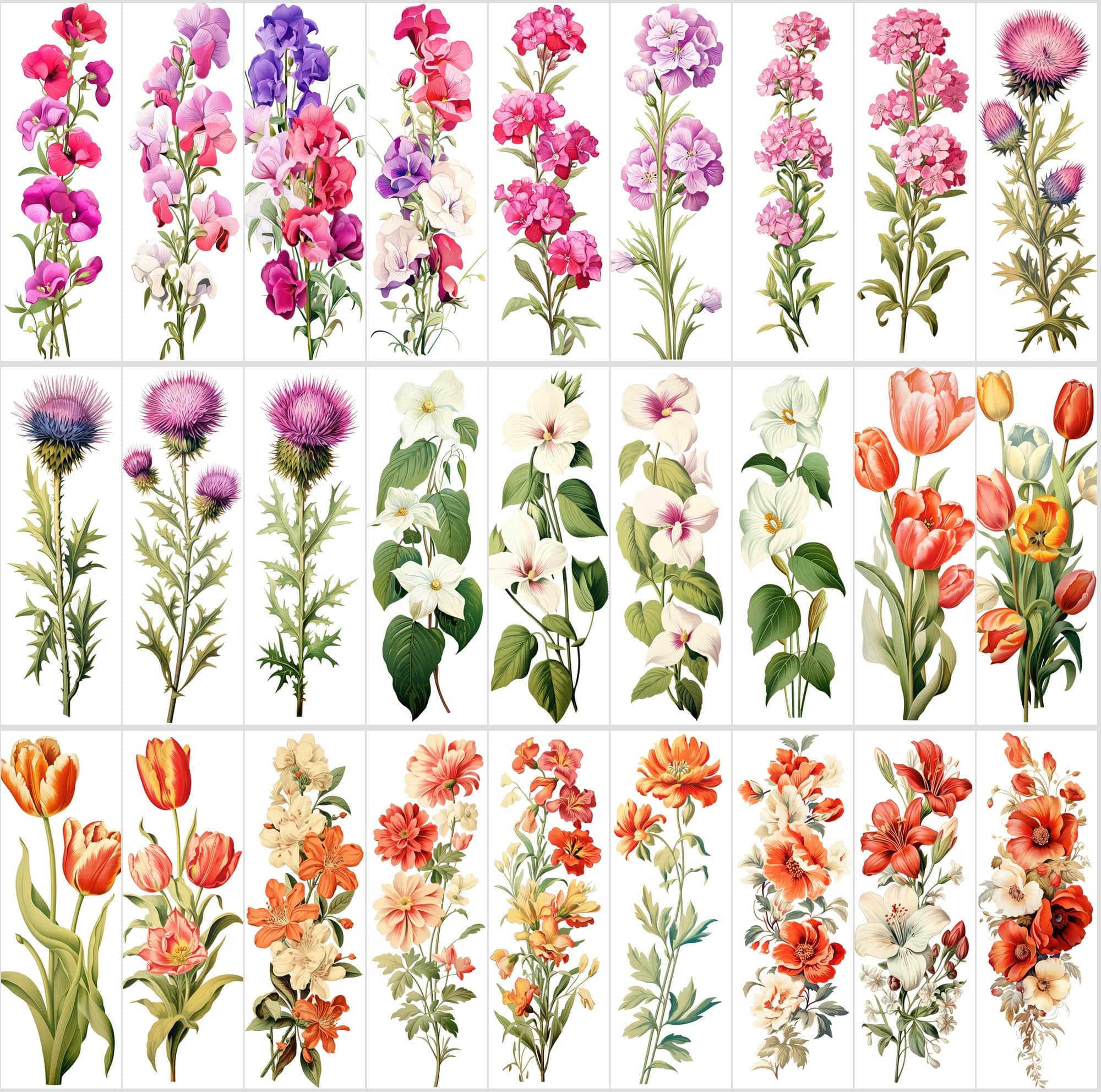 Captivating Vertical Flower Images Collection – High-Quality, Unique & Rare Digital Download Sumobundle