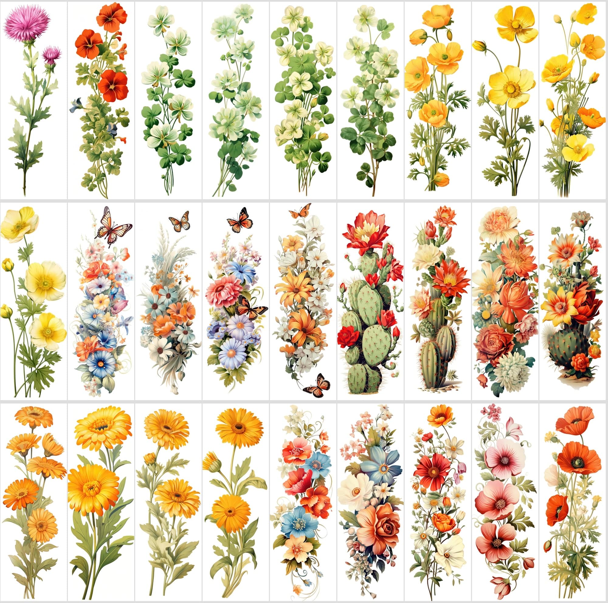 Captivating Vertical Flower Images Collection – High-Quality, Unique & Rare Digital Download Sumobundle