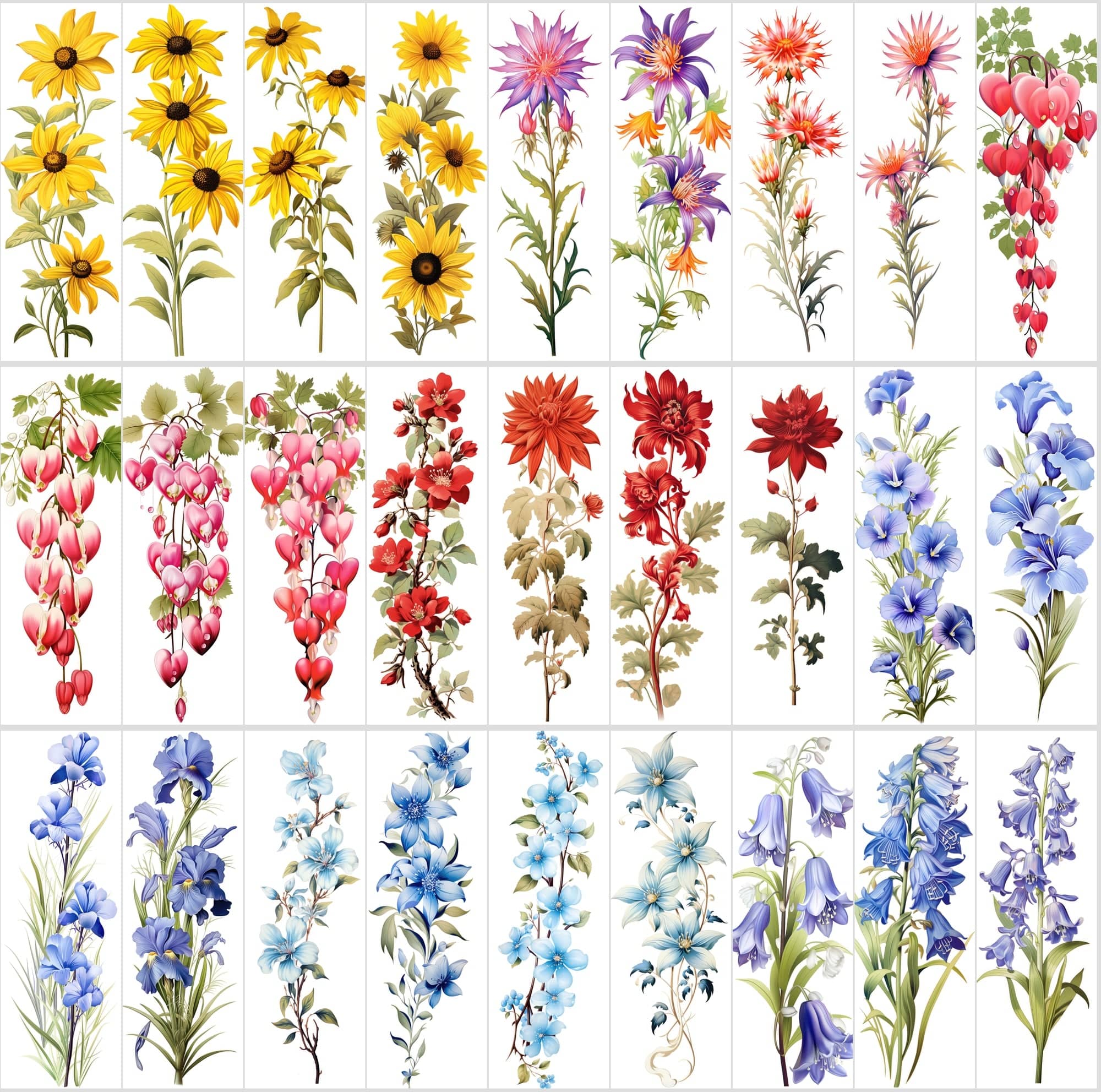 Captivating Vertical Flower Images Collection – High-Quality, Unique & Rare Digital Download Sumobundle