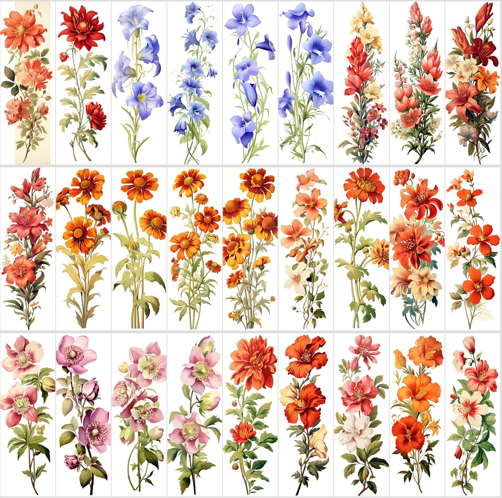 Captivating Vertical Flower Images Collection – High-Quality, Unique & Rare Digital Download Sumobundle
