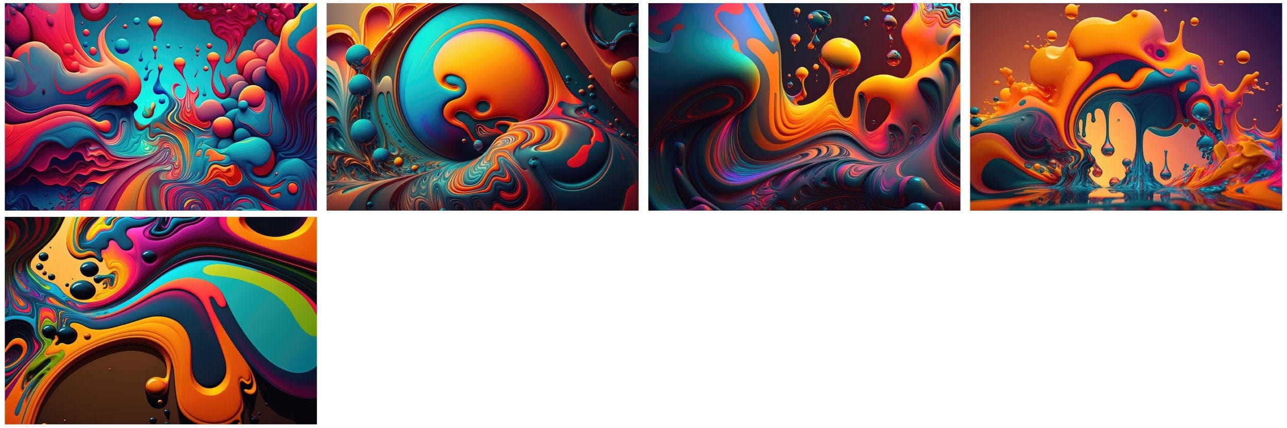 Color Explosion: 115 Psychedelic Backgrounds for Digital Art and Graphics. Psychedelic Paradise, Vibrant Backgrounds for Your Projects Digital Download Sumobundle