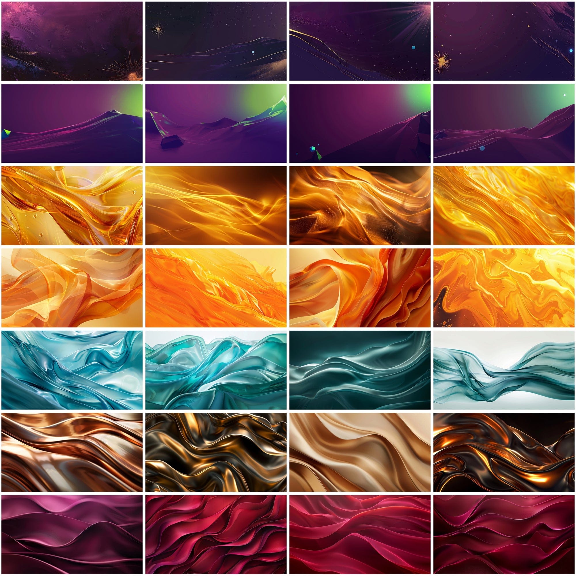 Colorful Digital Backgrounds - 600 JPG Images - Commercial License Included Digital Download Sumobundle