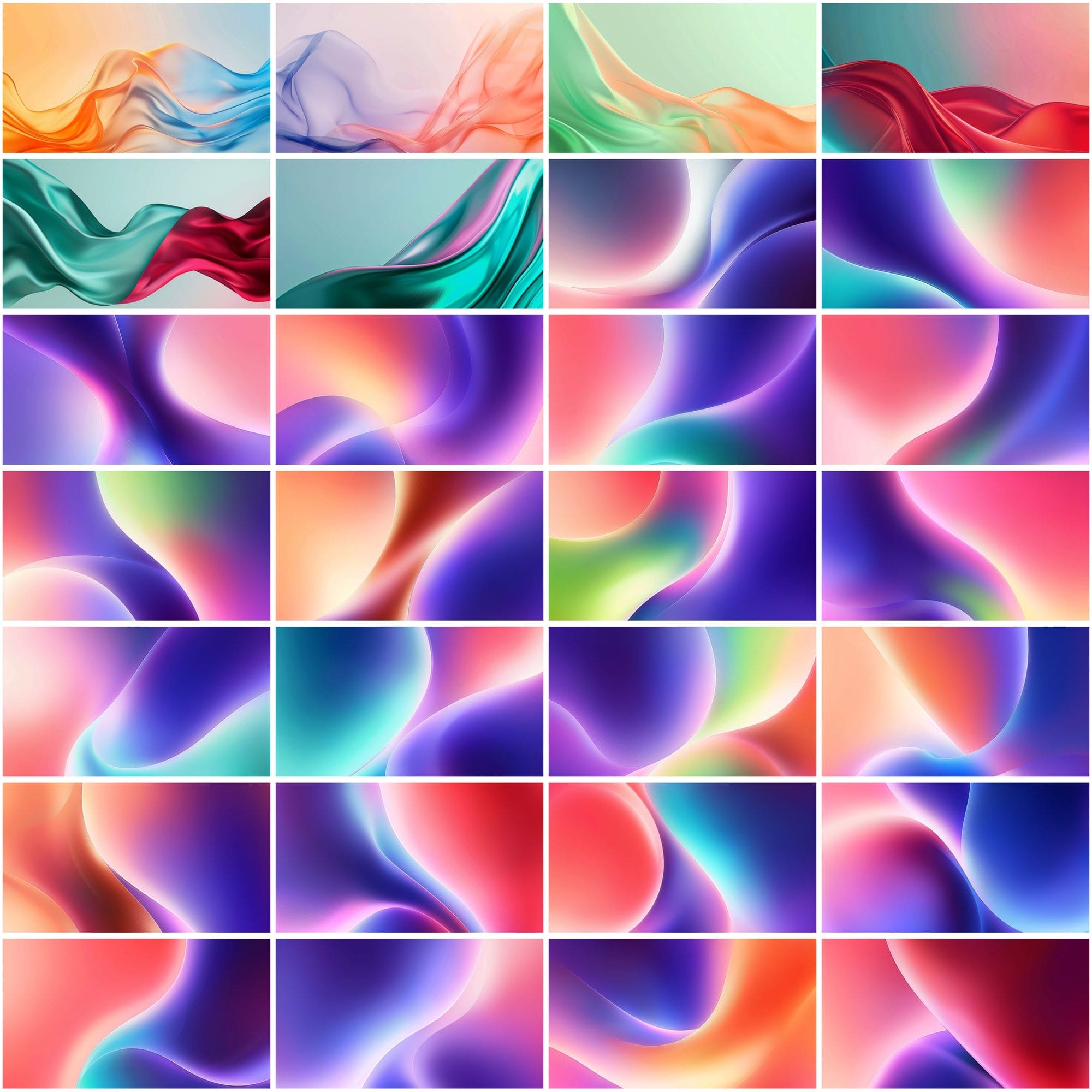 Colorful Digital Backgrounds - 600 JPG Images - Commercial License Included Digital Download Sumobundle