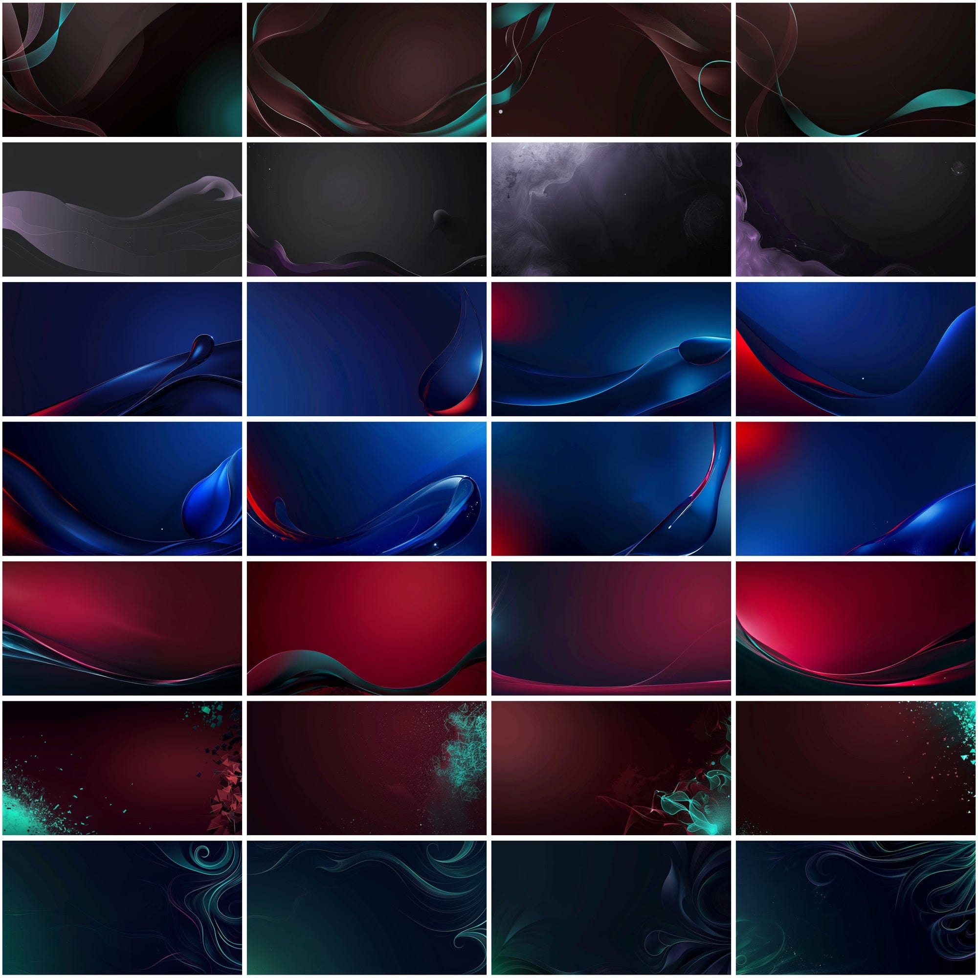 Colorful Digital Backgrounds - 600 JPG Images - Commercial License Included Digital Download Sumobundle