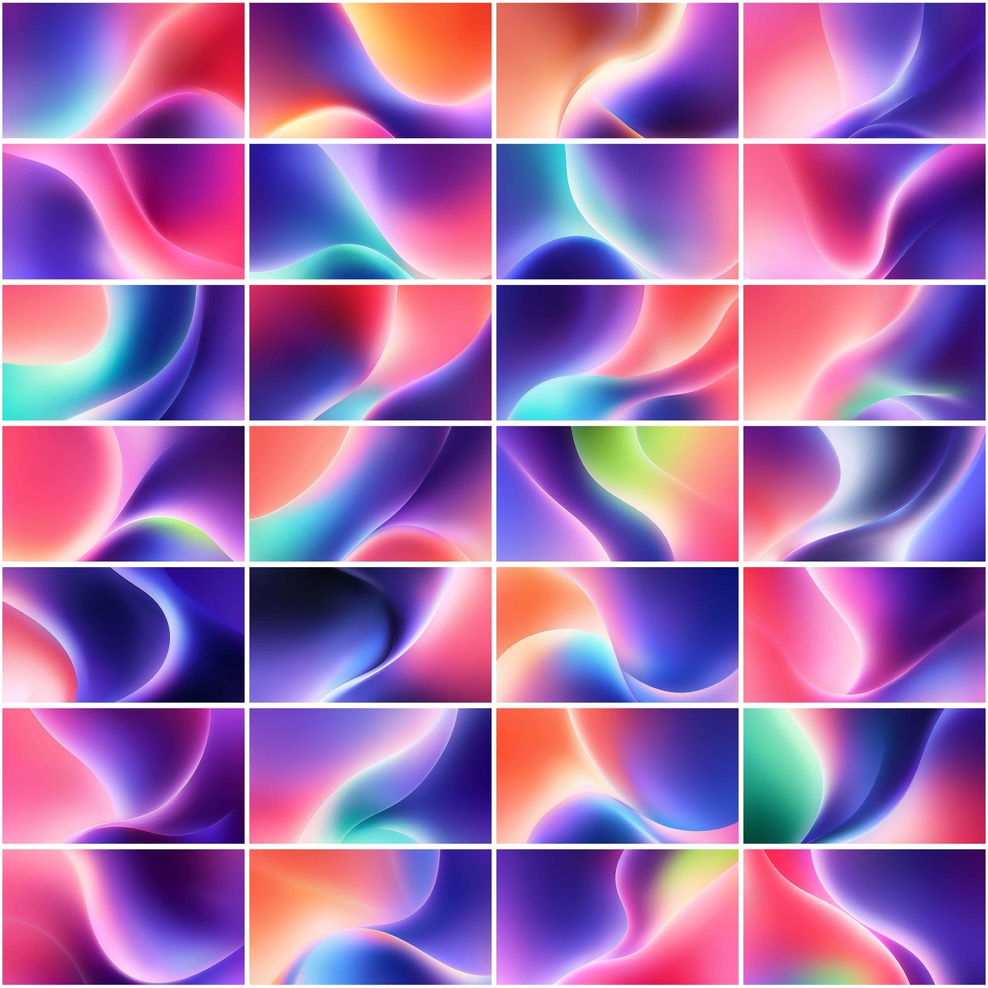 Colorful Digital Backgrounds - 600 JPG Images - Commercial License Included Digital Download Sumobundle