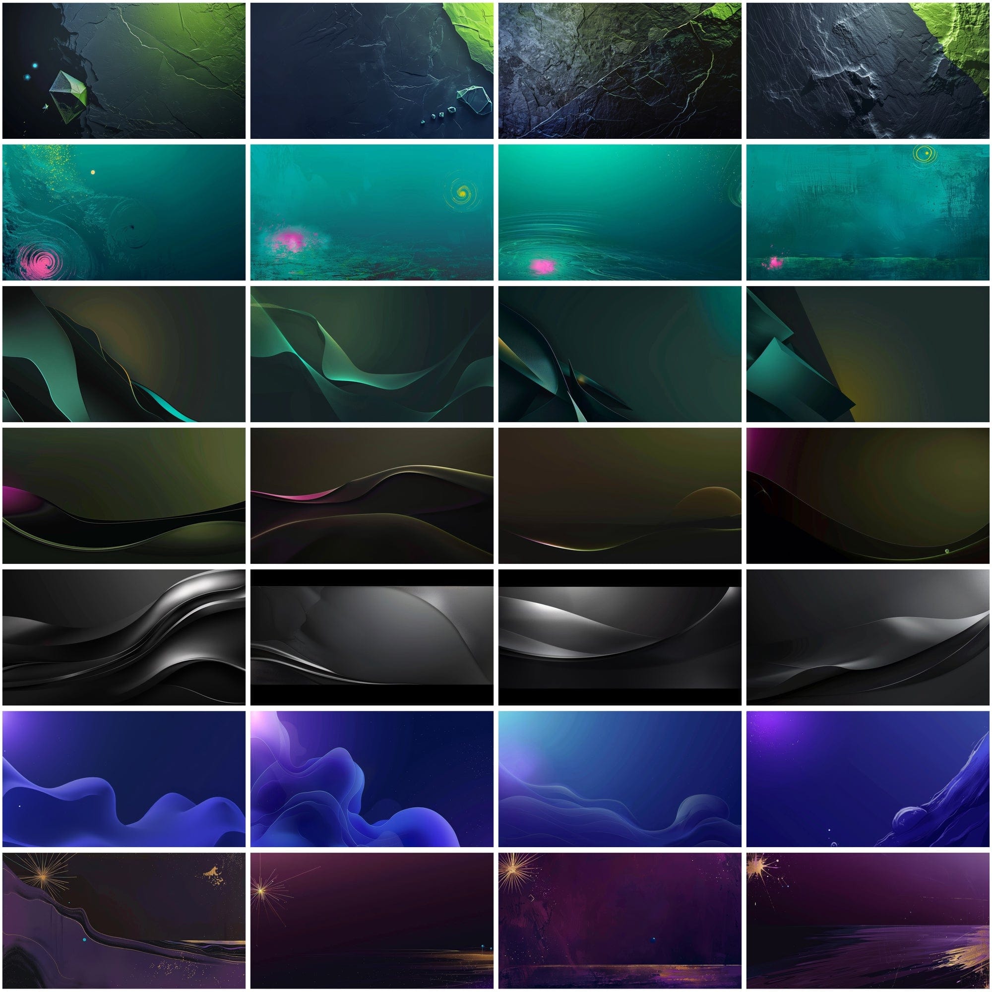 Colorful Digital Backgrounds - 600 JPG Images - Commercial License Included Digital Download Sumobundle