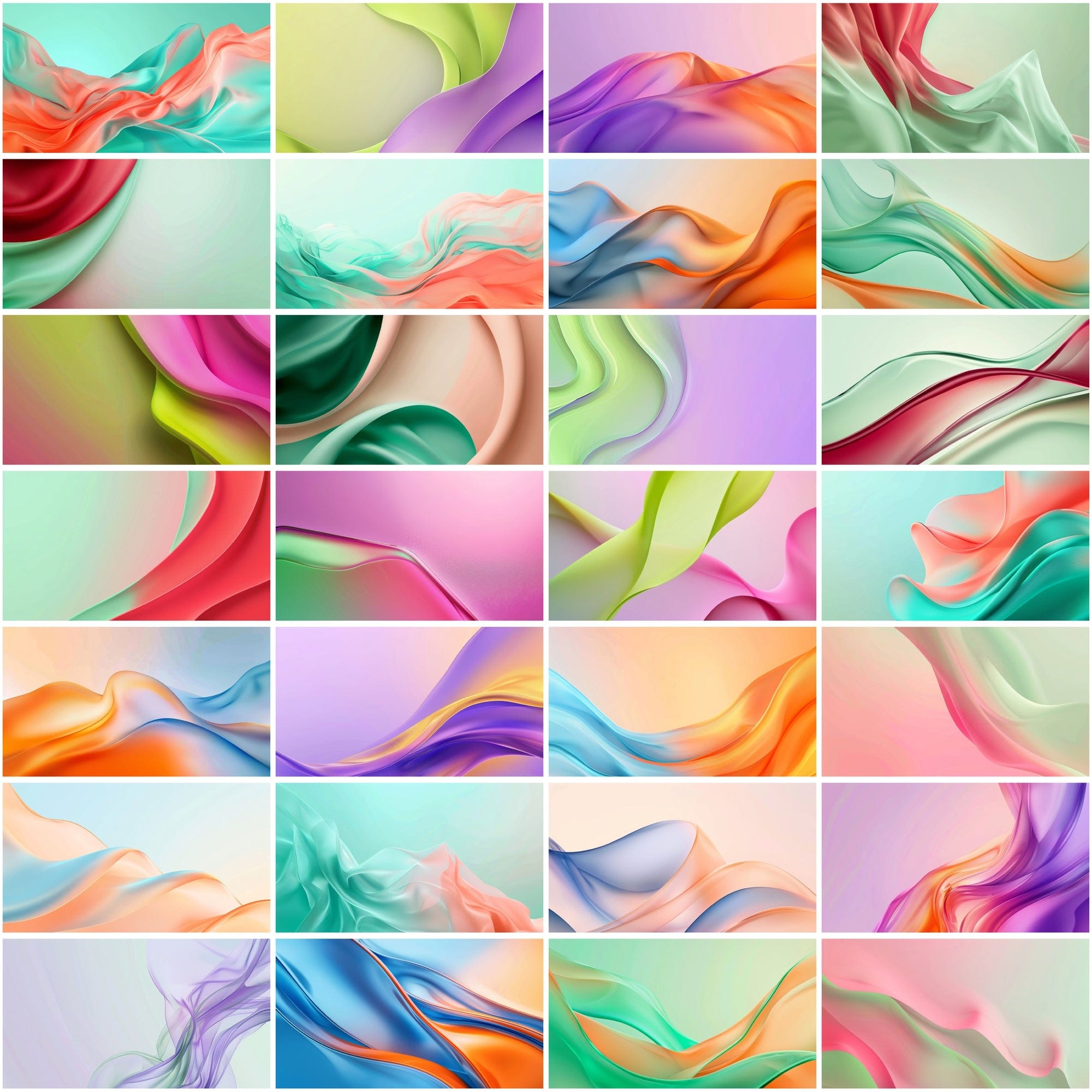Colorful Digital Backgrounds - 600 JPG Images - Commercial License Included Digital Download Sumobundle
