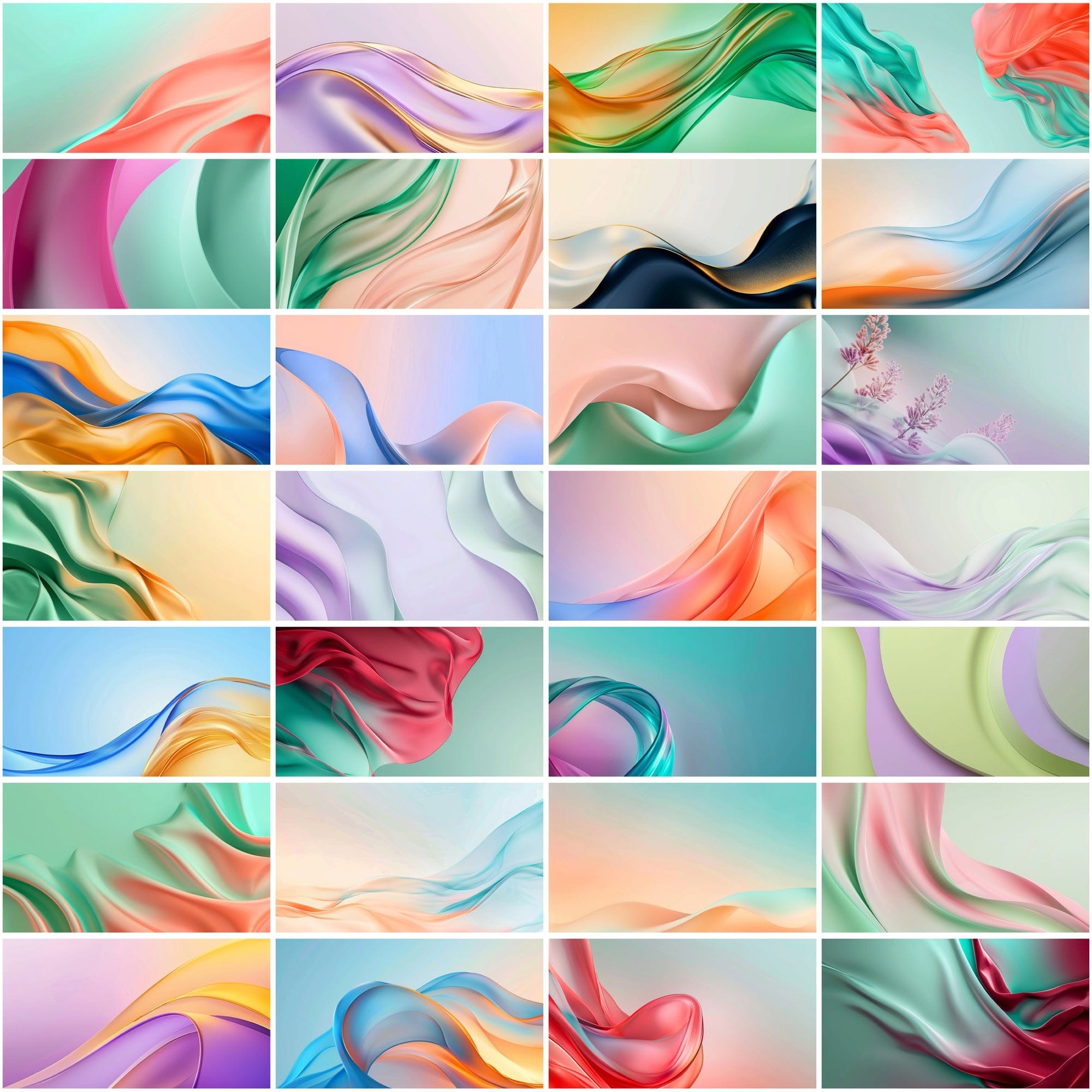 Colorful Digital Backgrounds - 600 JPG Images - Commercial License Included Digital Download Sumobundle